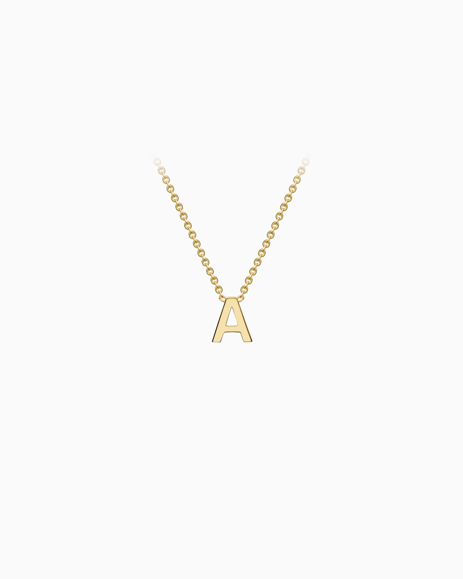 Initials 9K Gold Necklace | Zoe Olivia Jewellery Australia