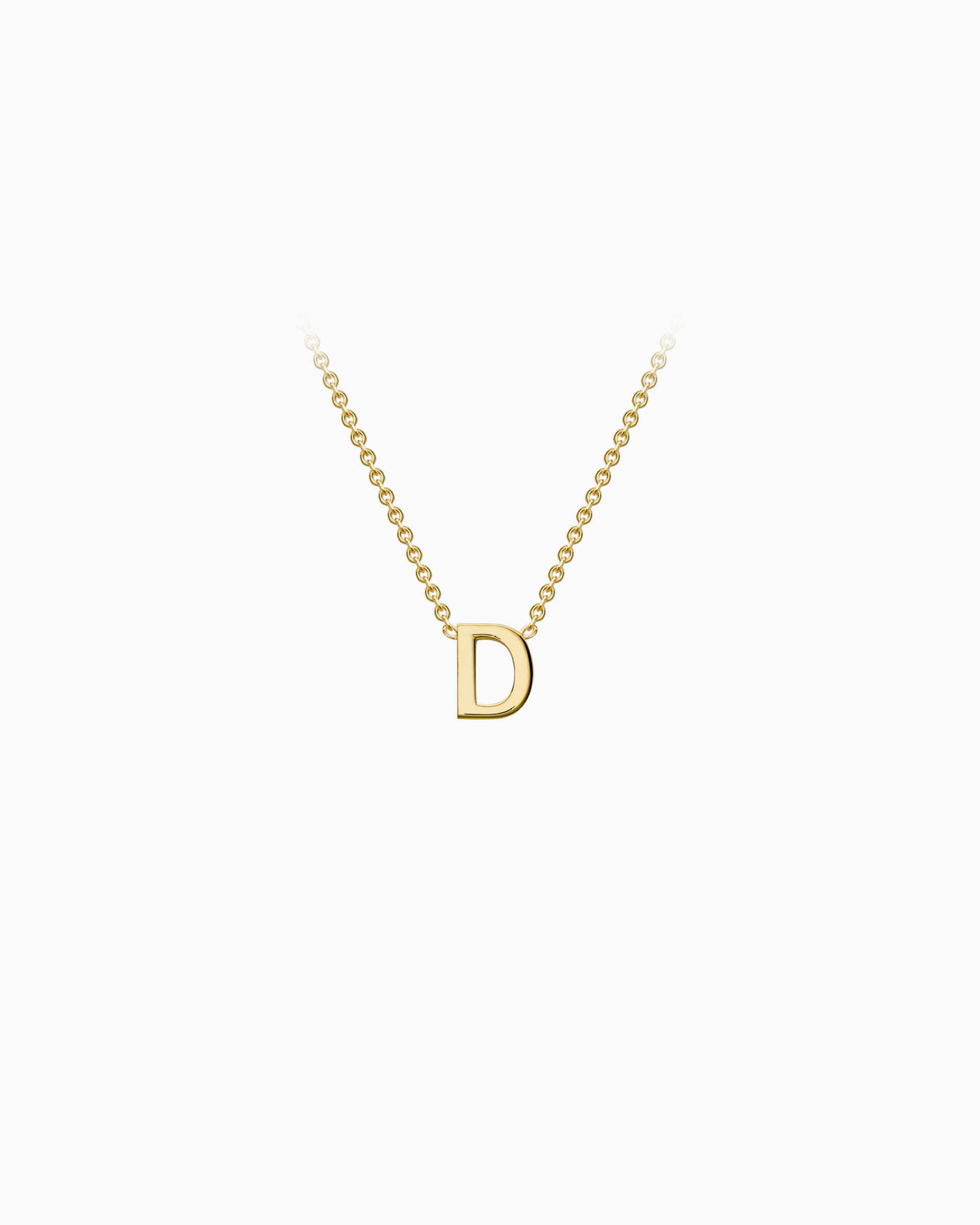 Initials 9K Gold Necklace | Zoe Olivia Jewellery Australia
