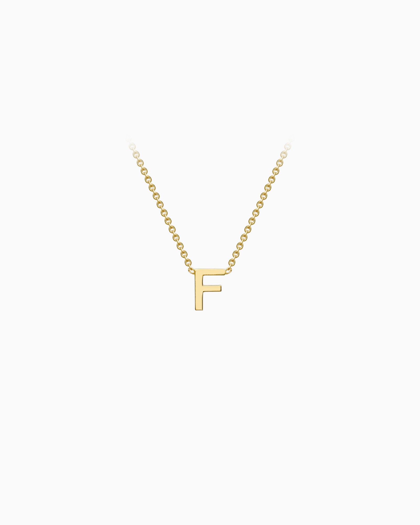 Initials 9K Gold Necklace | Zoe Olivia Jewellery Australia