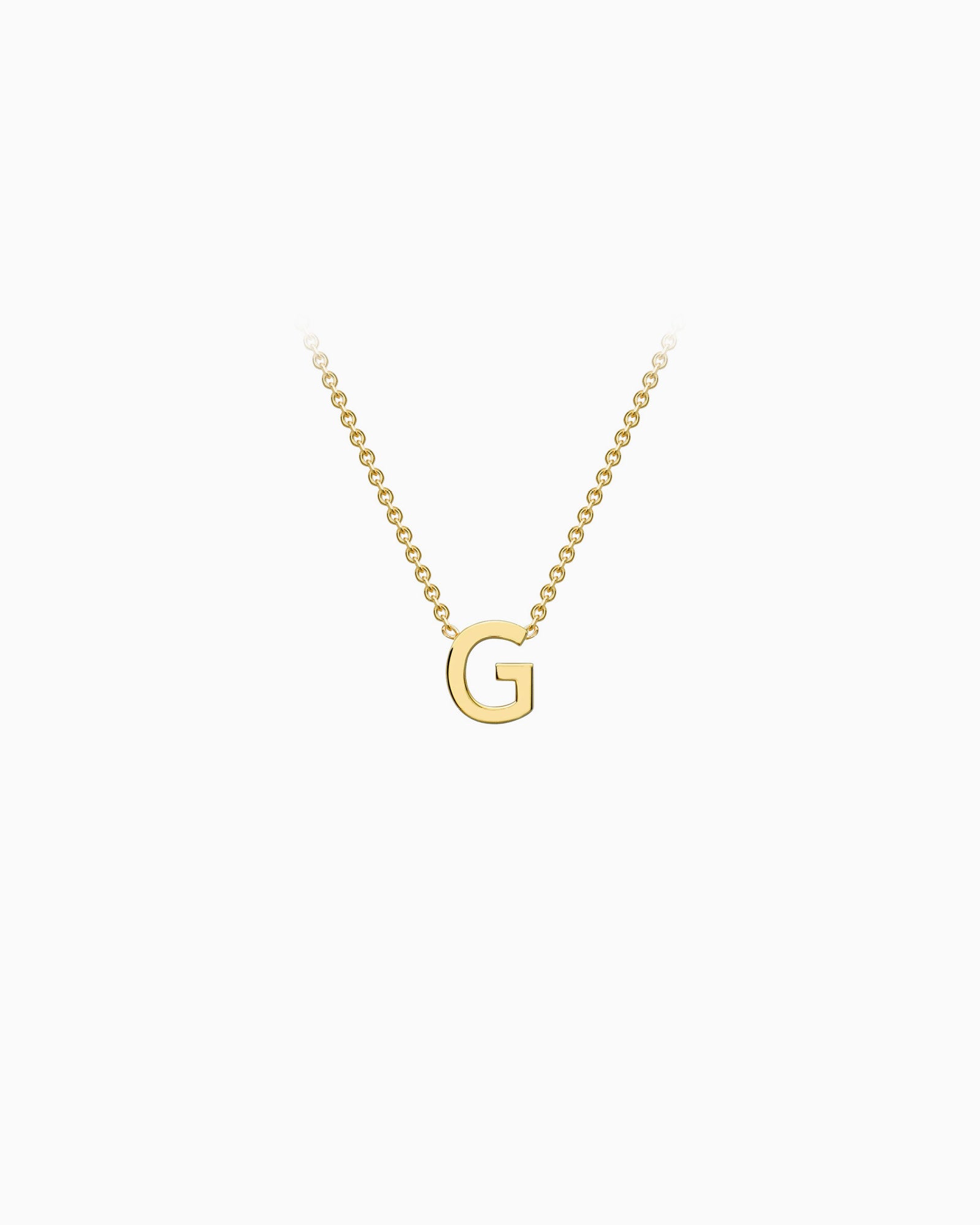 Initials 9K Gold Necklace | Zoe Olivia Jewellery Australia