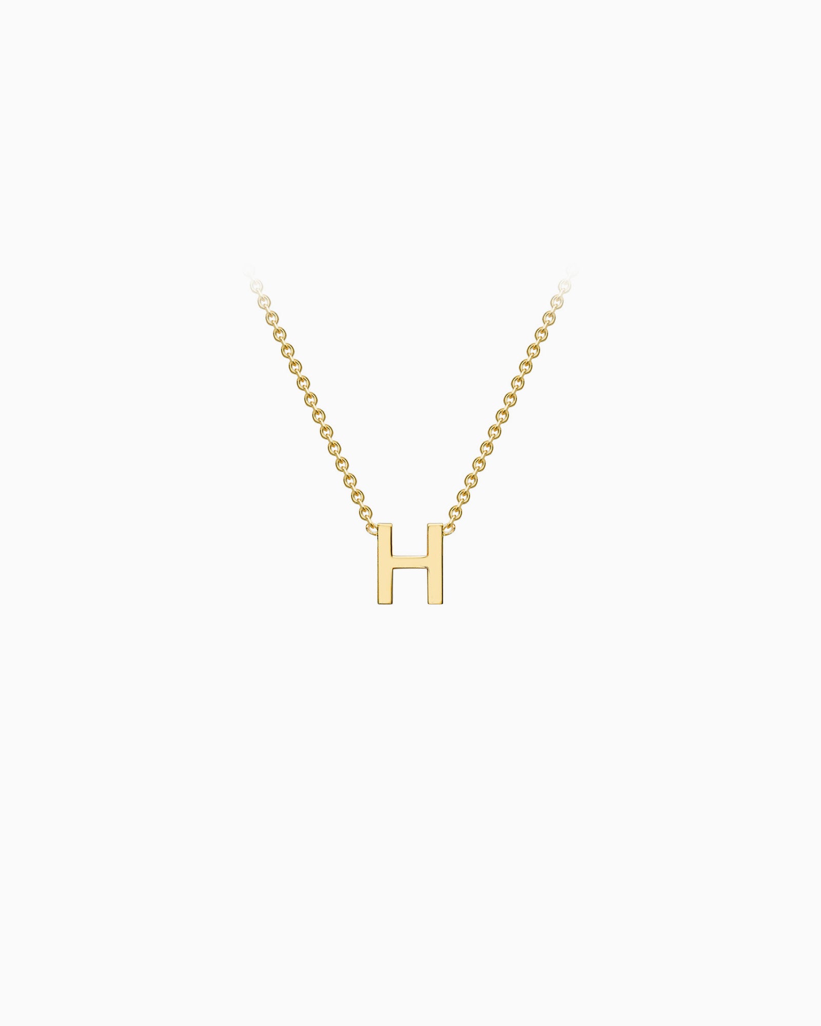 Initials 9K Gold Necklace | Zoe Olivia Jewellery Australia