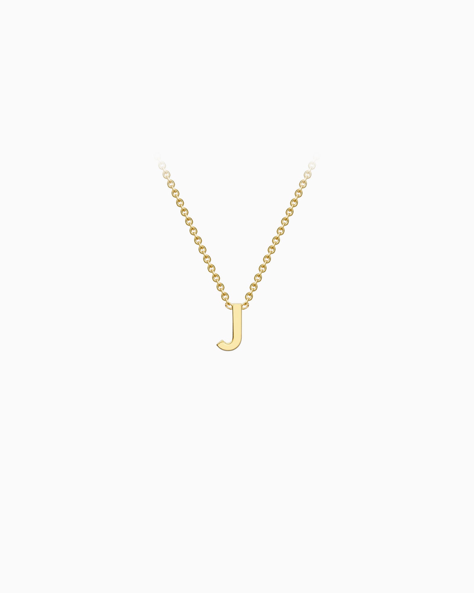 Initials 9K Gold Necklace | Zoe Olivia Jewellery Australia
