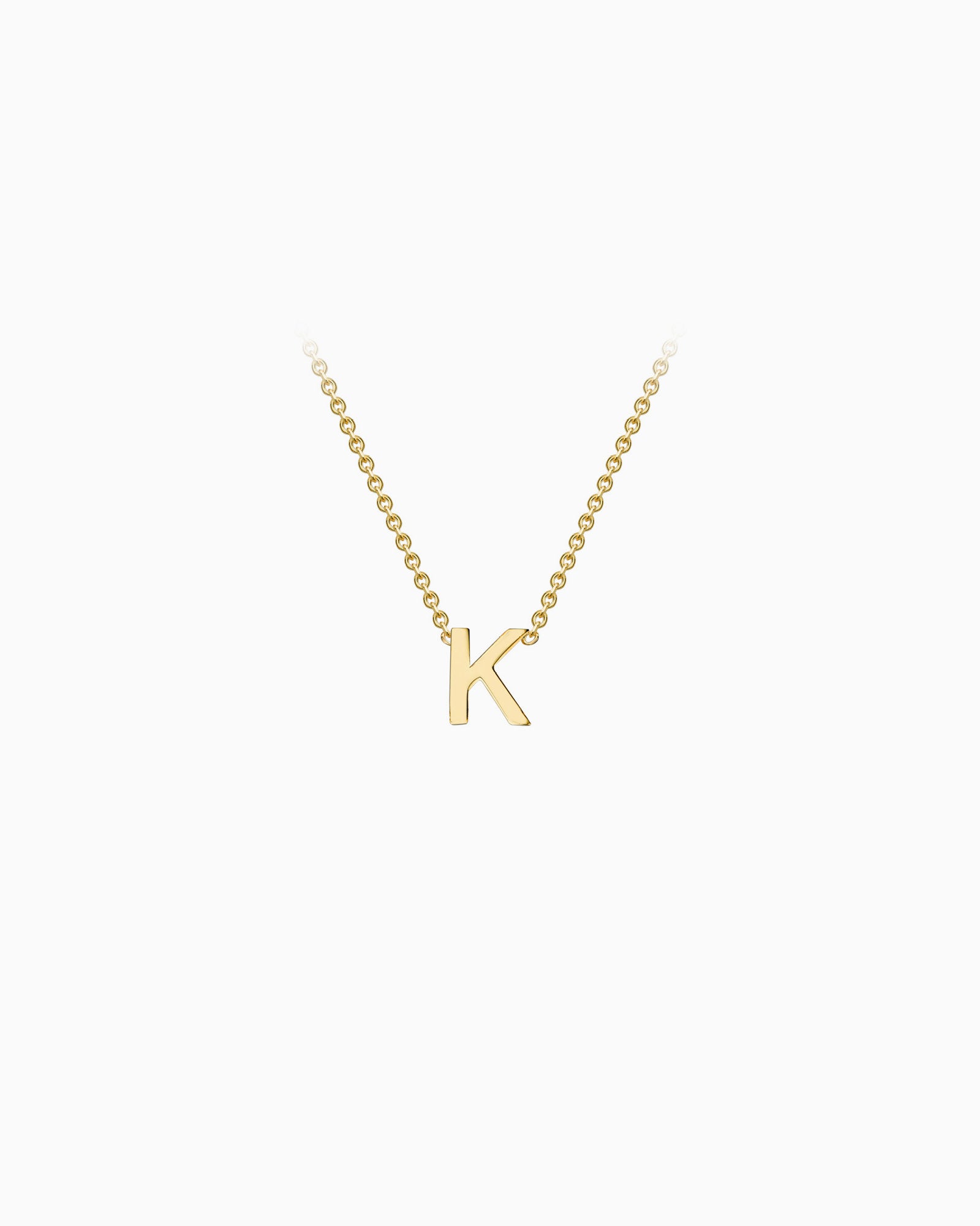 Initials 9K Gold Necklace | Zoe Olivia Jewellery Australia