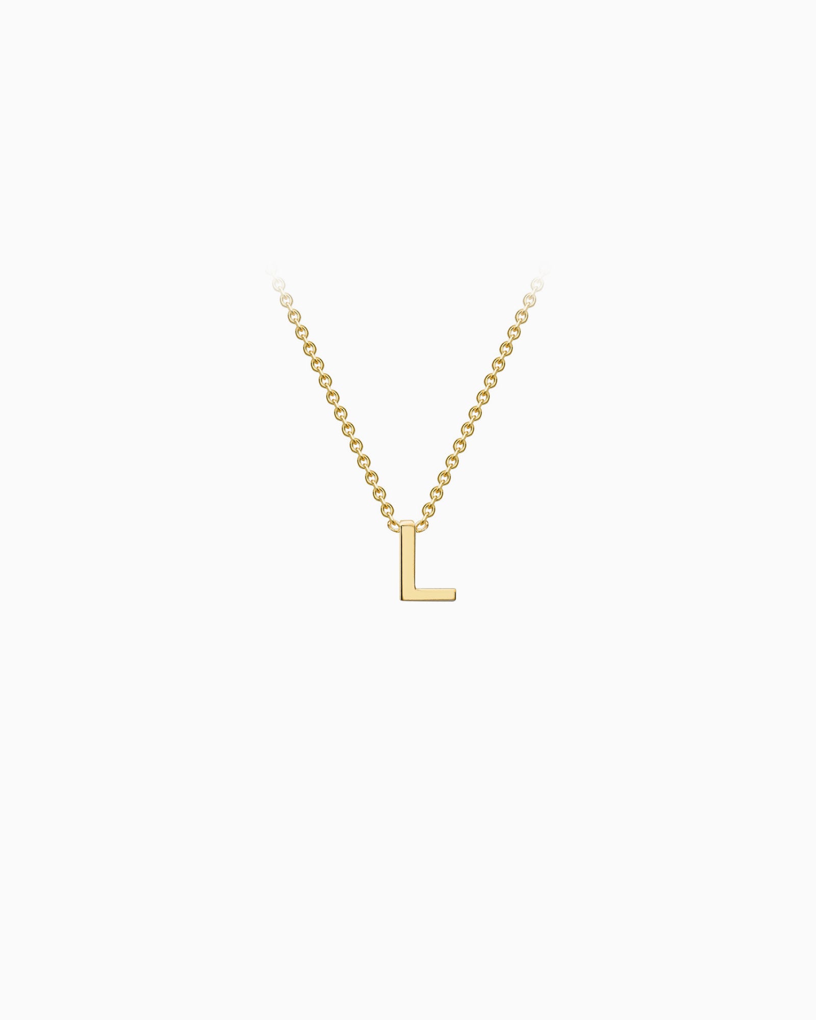 Initials 9K Gold Necklace | Zoe Olivia Jewellery Australia