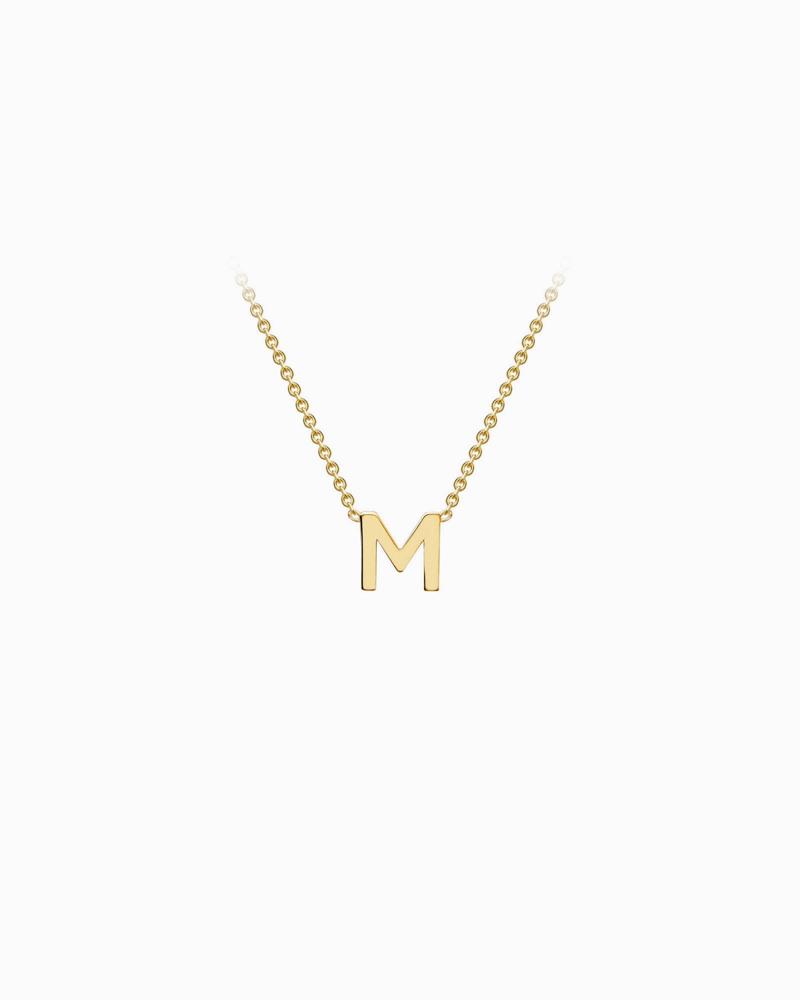 Initials 9K Gold Necklace | Zoe Olivia Jewellery Australia