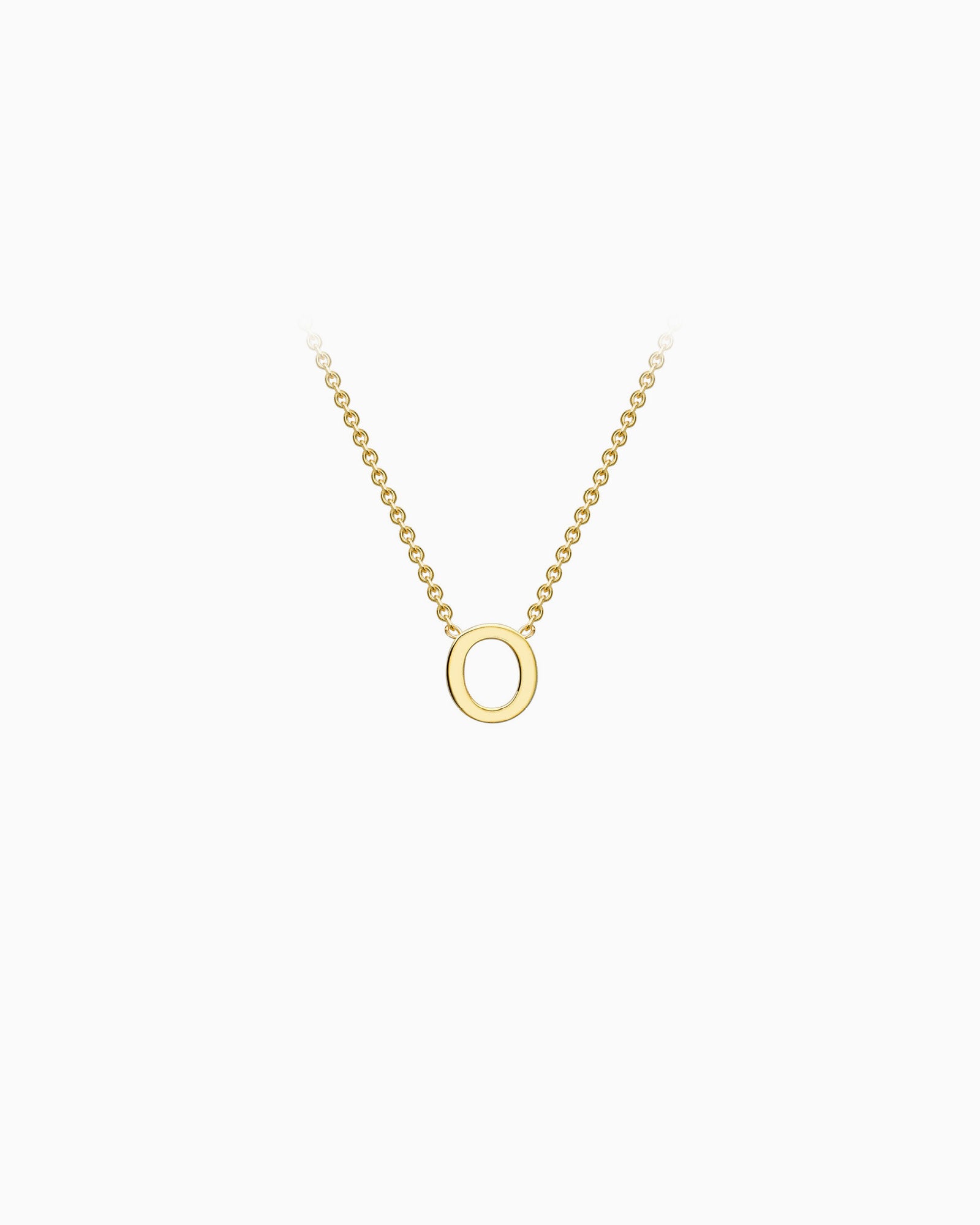Initials 9K Gold Necklace | Zoe Olivia Jewellery Australia