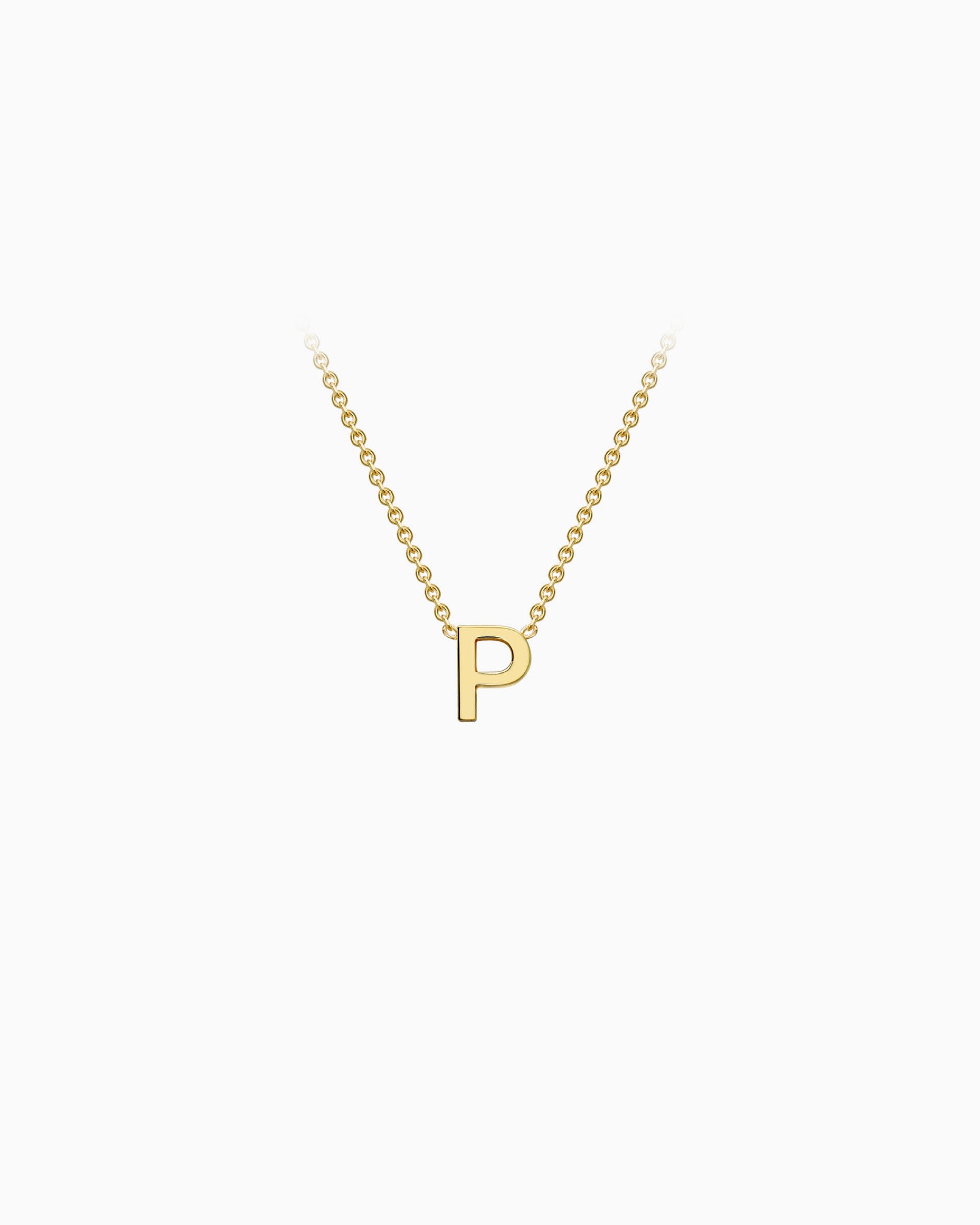 Initials 9K Gold Necklace | Zoe Olivia Jewellery Australia