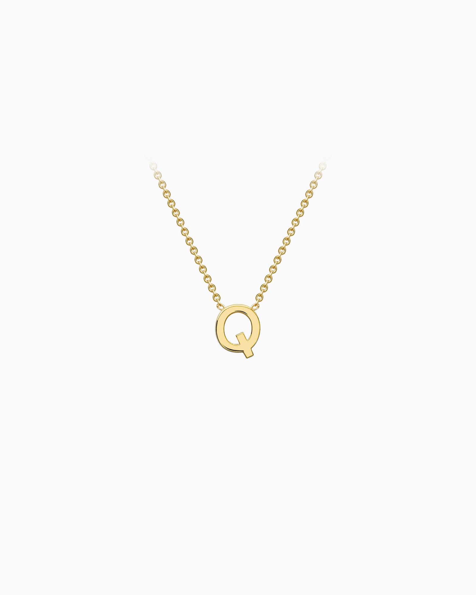 Initials 9K Gold Necklace | Zoe Olivia Jewellery Australia