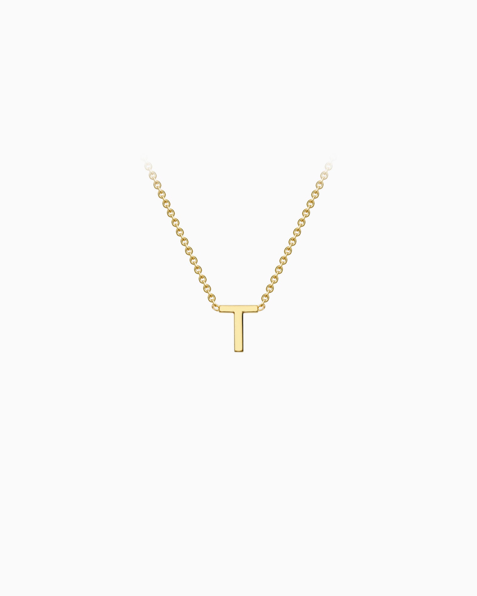 Initials 9K Gold Necklace | Zoe Olivia Jewellery Australia