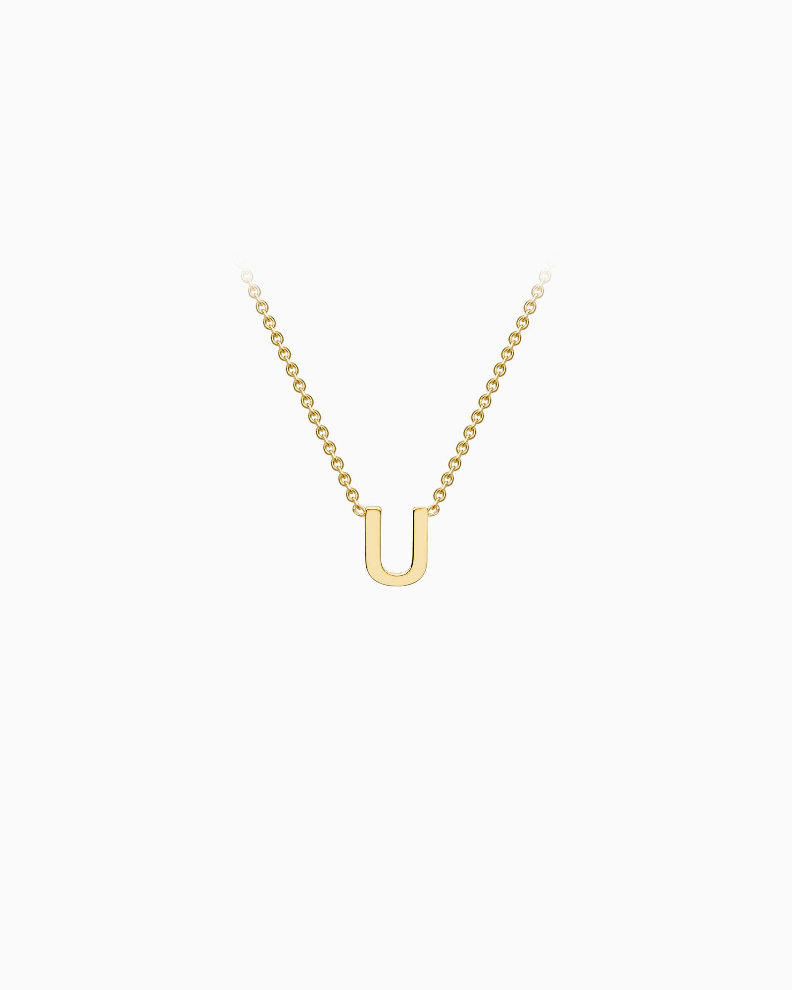 Initials 9K Gold Necklace | Zoe Olivia Jewellery Australia
