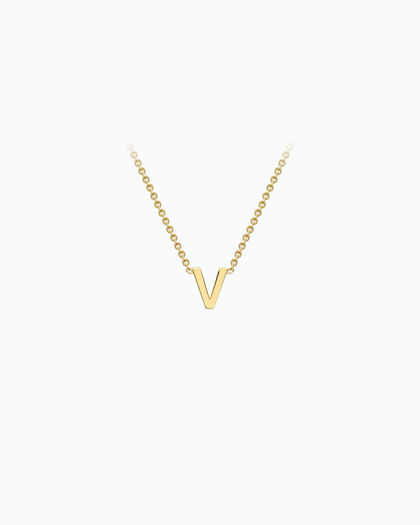 Initials 9K Gold Necklace | Zoe Olivia Jewellery Australia