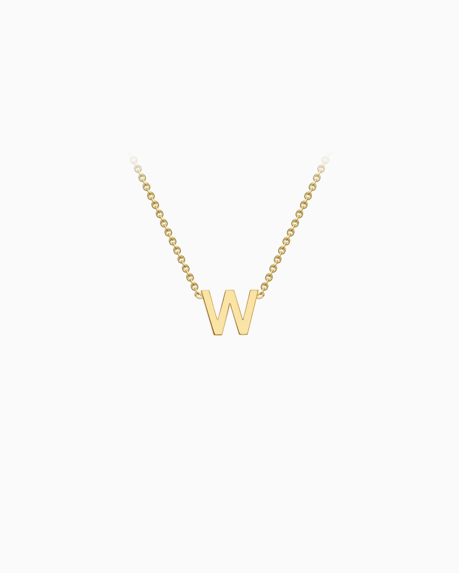 Initials 9K Gold Necklace | Zoe Olivia Jewellery Australia