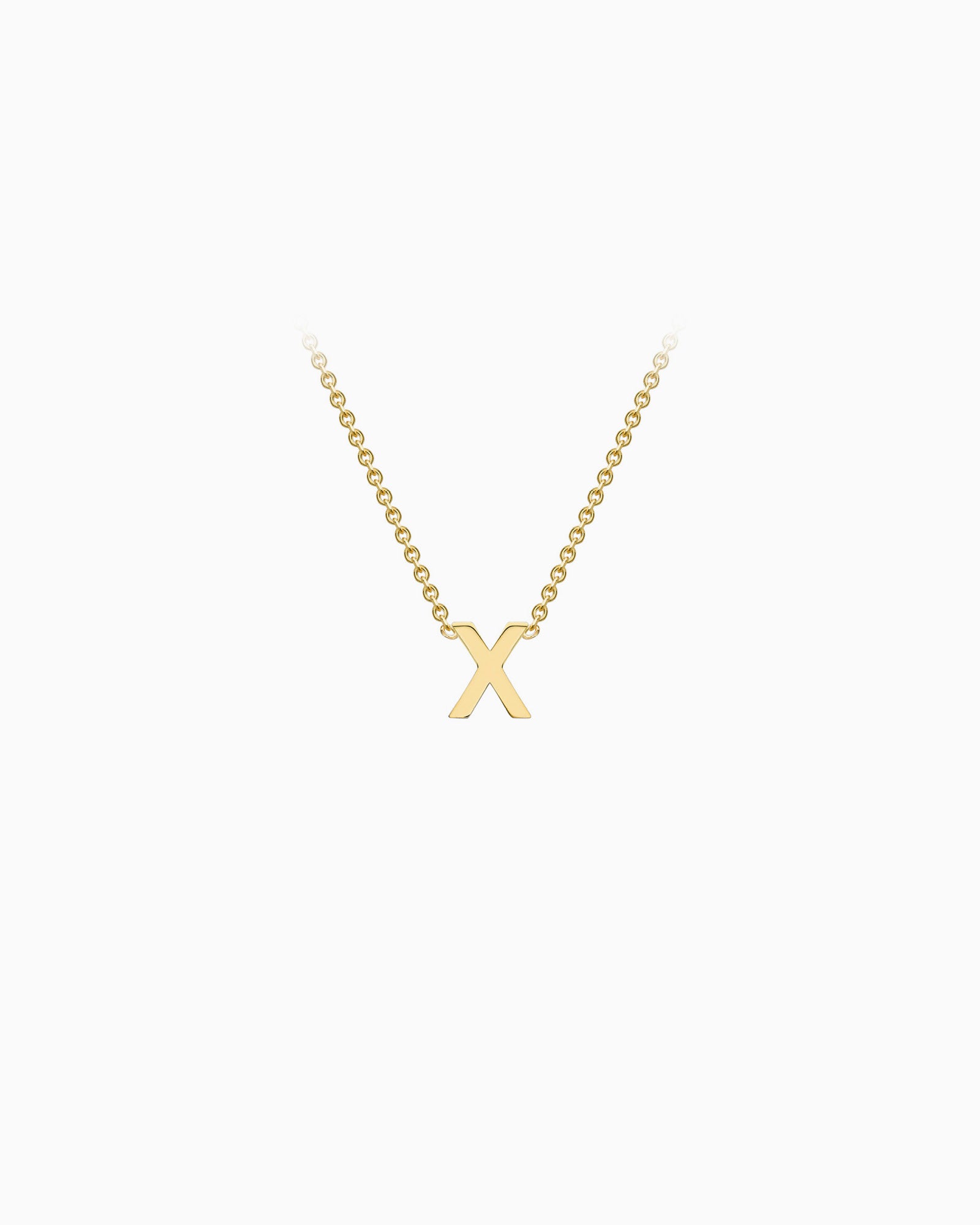 Initials 9K Gold Necklace | Zoe Olivia Jewellery Australia