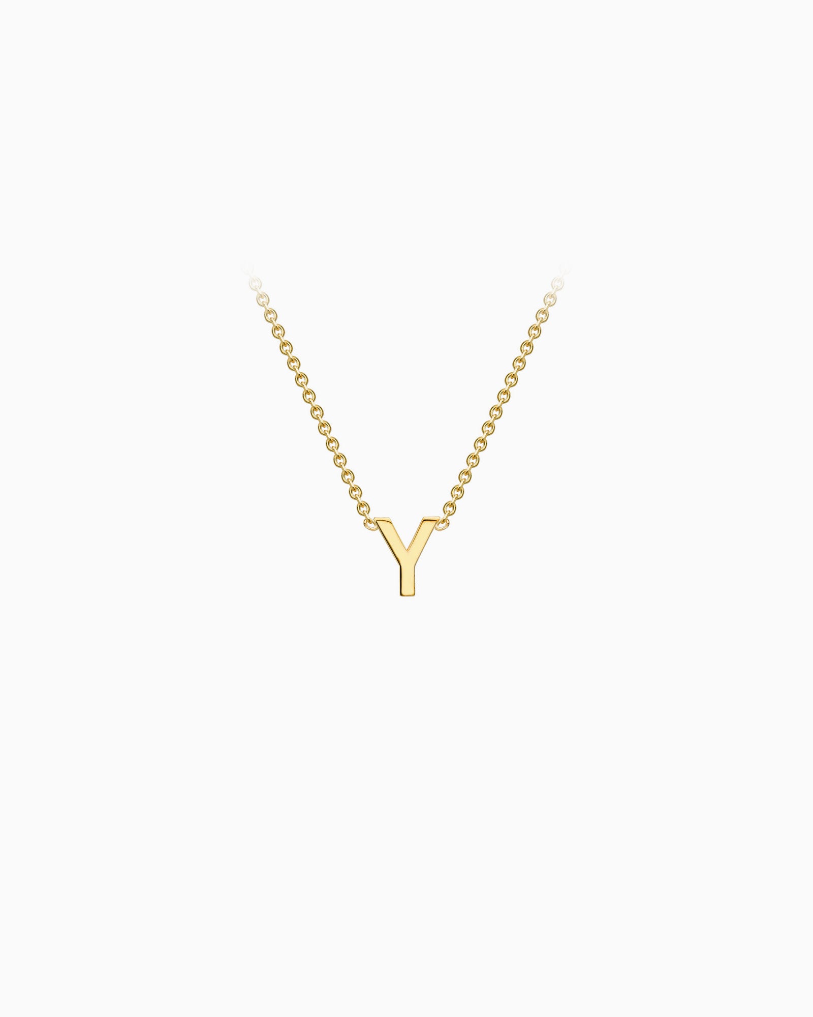 Initials 9K Gold Necklace | Zoe Olivia Jewellery Australia