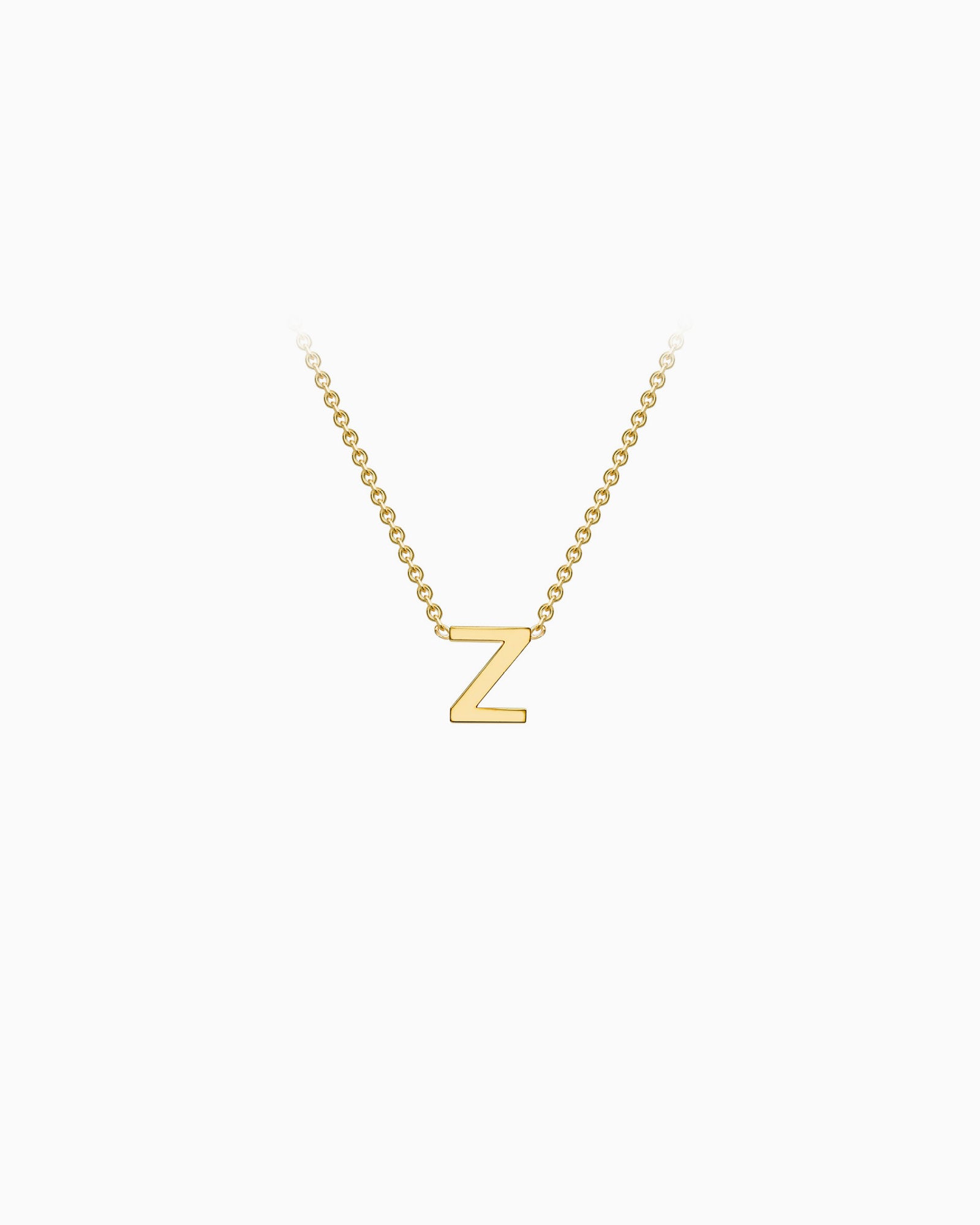 Initials 9K Gold Necklace | Zoe Olivia Jewellery Australia