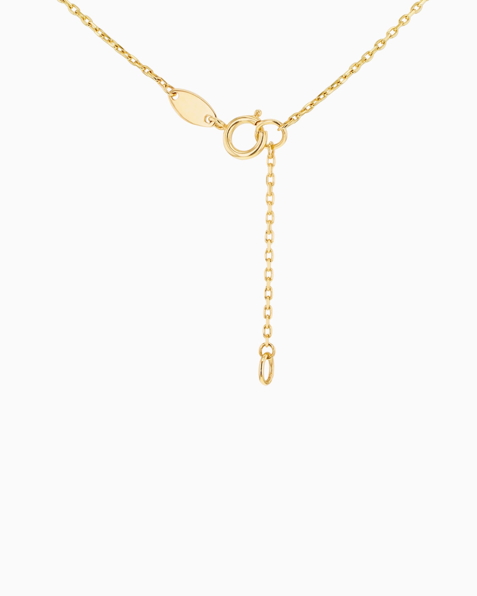 Alina 9K Gold Turquoise Petal Necklace