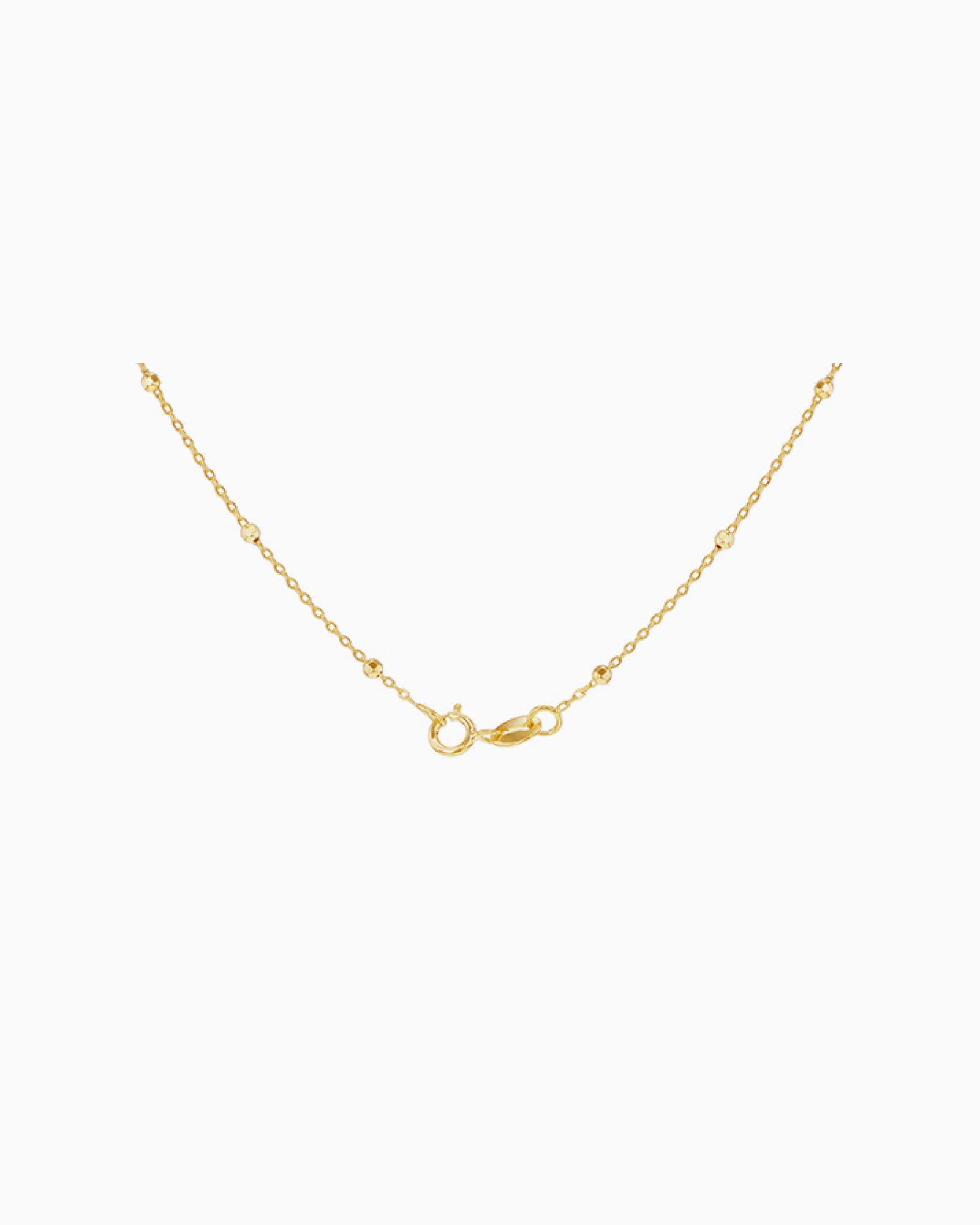 Essentials 9K Gold Rainbow Petal Necklace