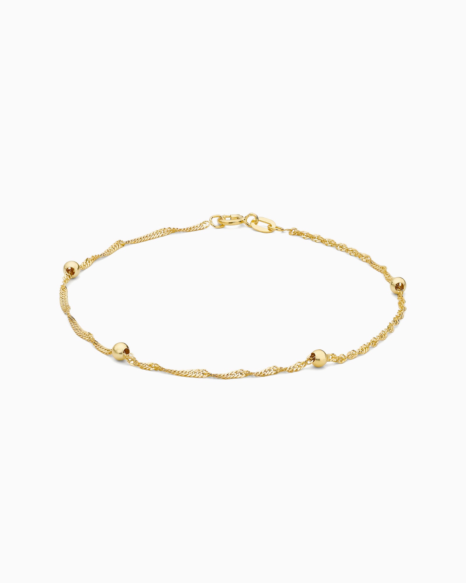 Essentials 9K Gold Twist Bracelet