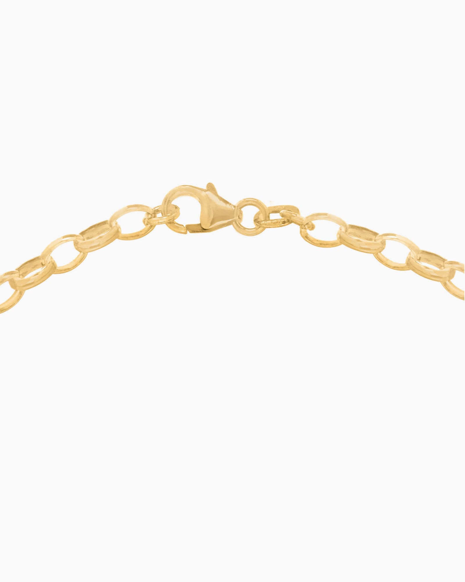 Essentials 9K Gold Oval Link Bracelet