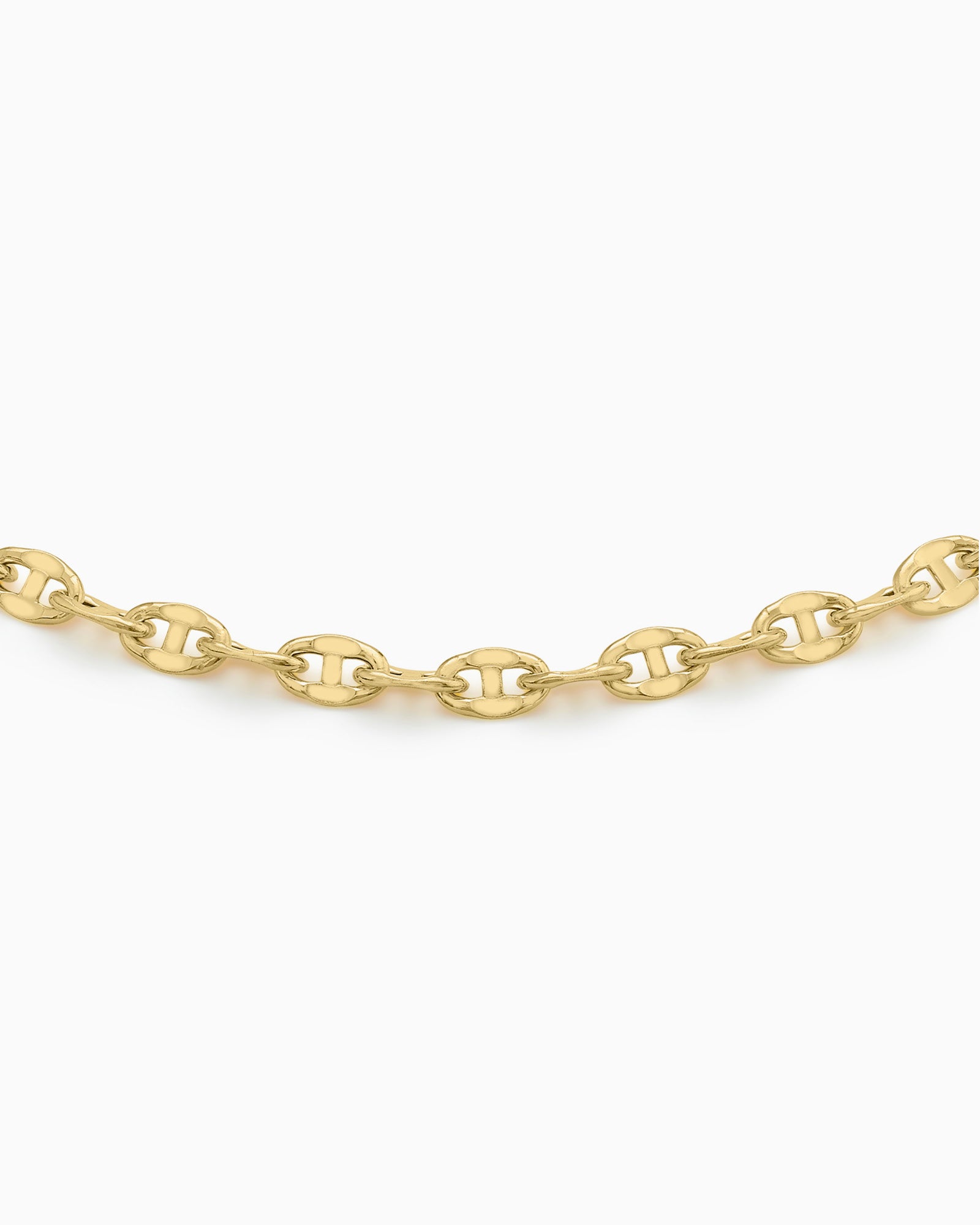 Essentials 9K Gold Oval Link Chain Bracelet