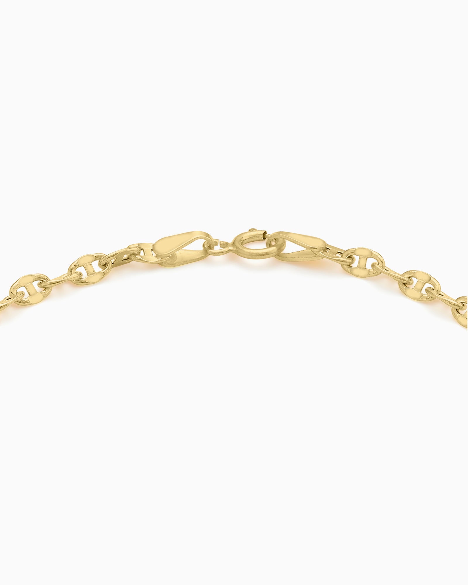 Essentials 9K Gold Oval Link Chain Bracelet