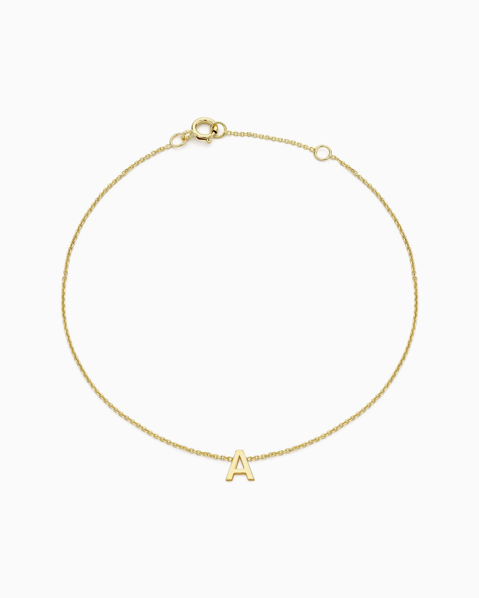 Initials 9K Gold Bracelet | Zoe Olivia Jewellery Australia