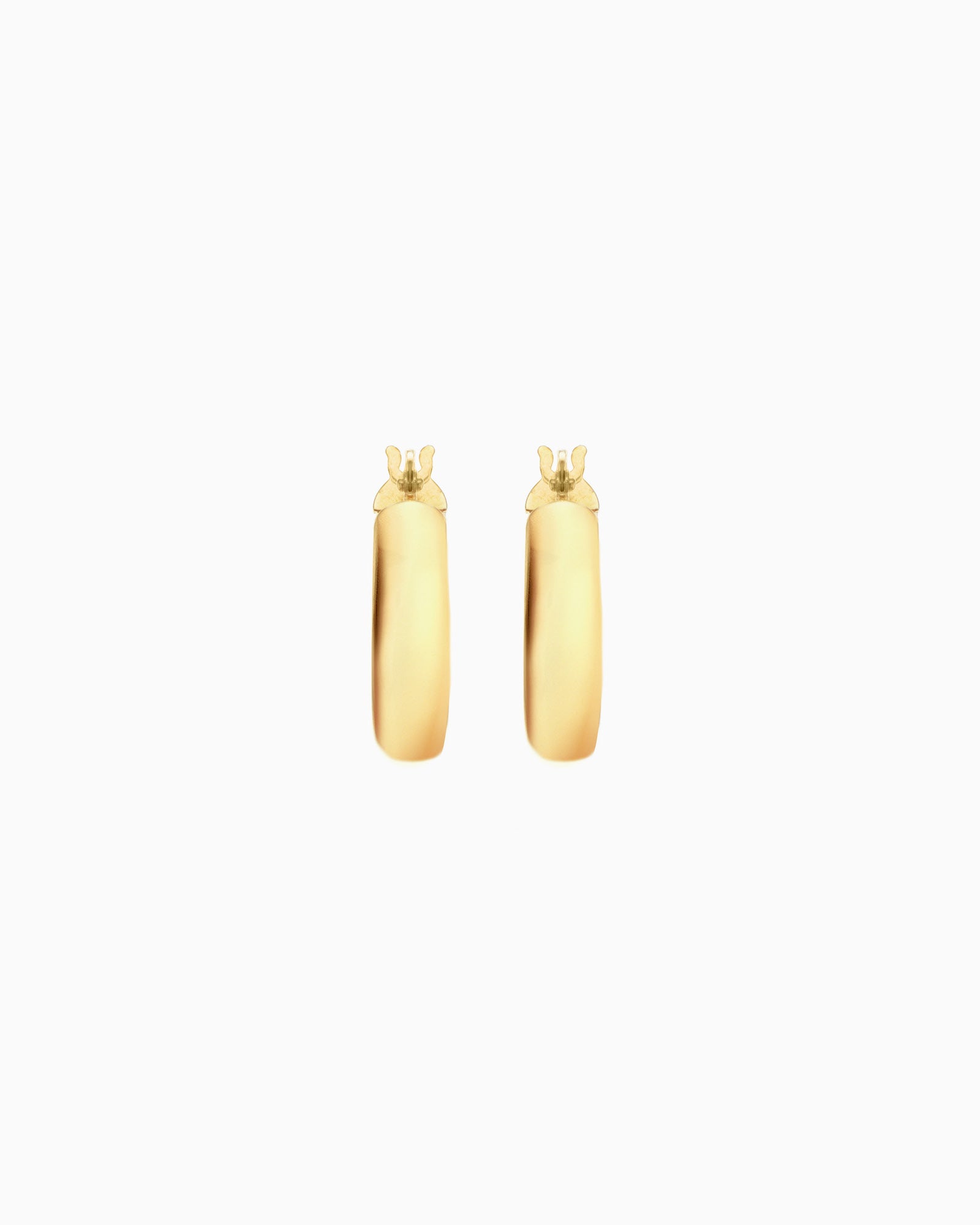 Essentials 9K Gold Creole Hoop Earrings