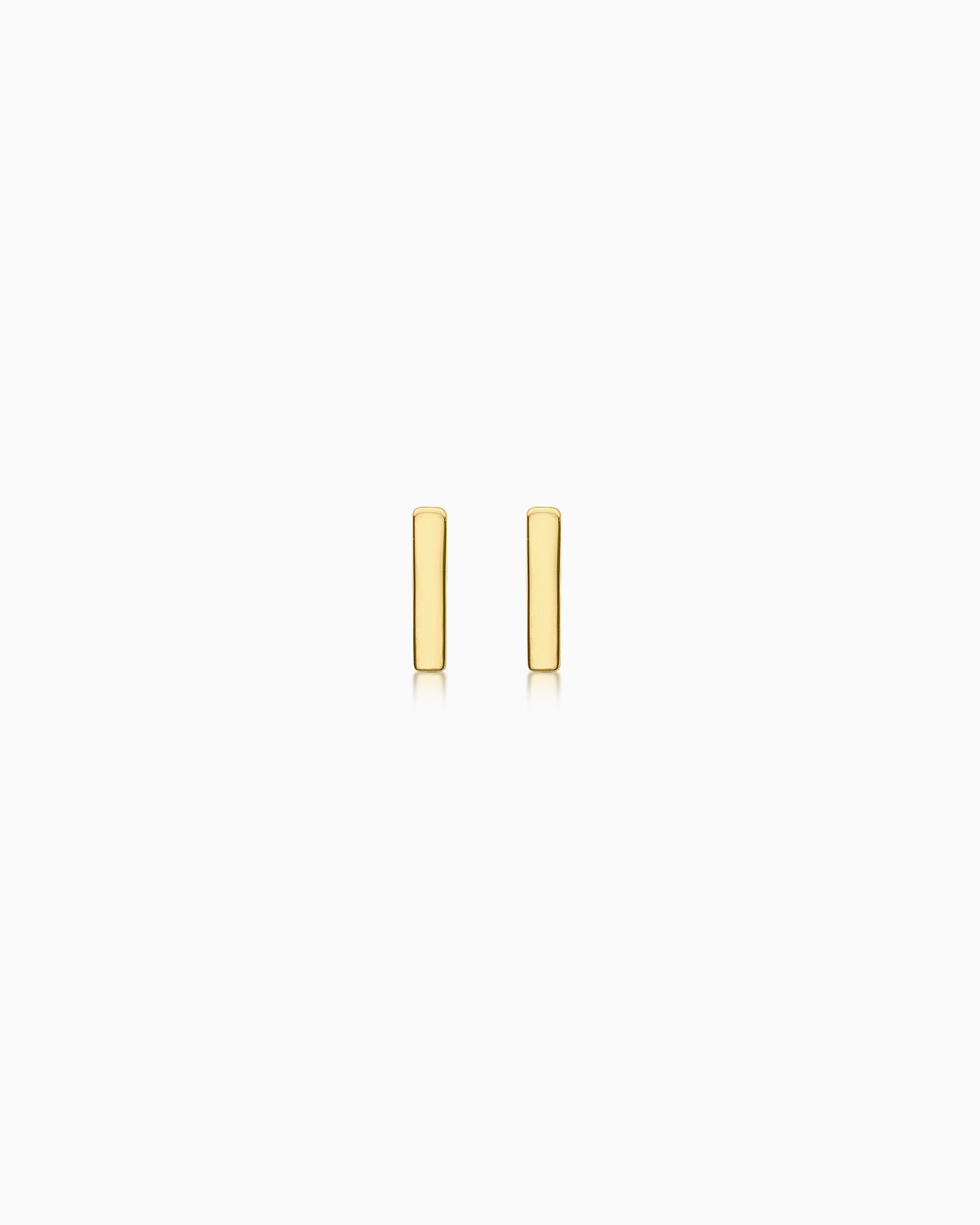 Initials 9K Stud Earrings