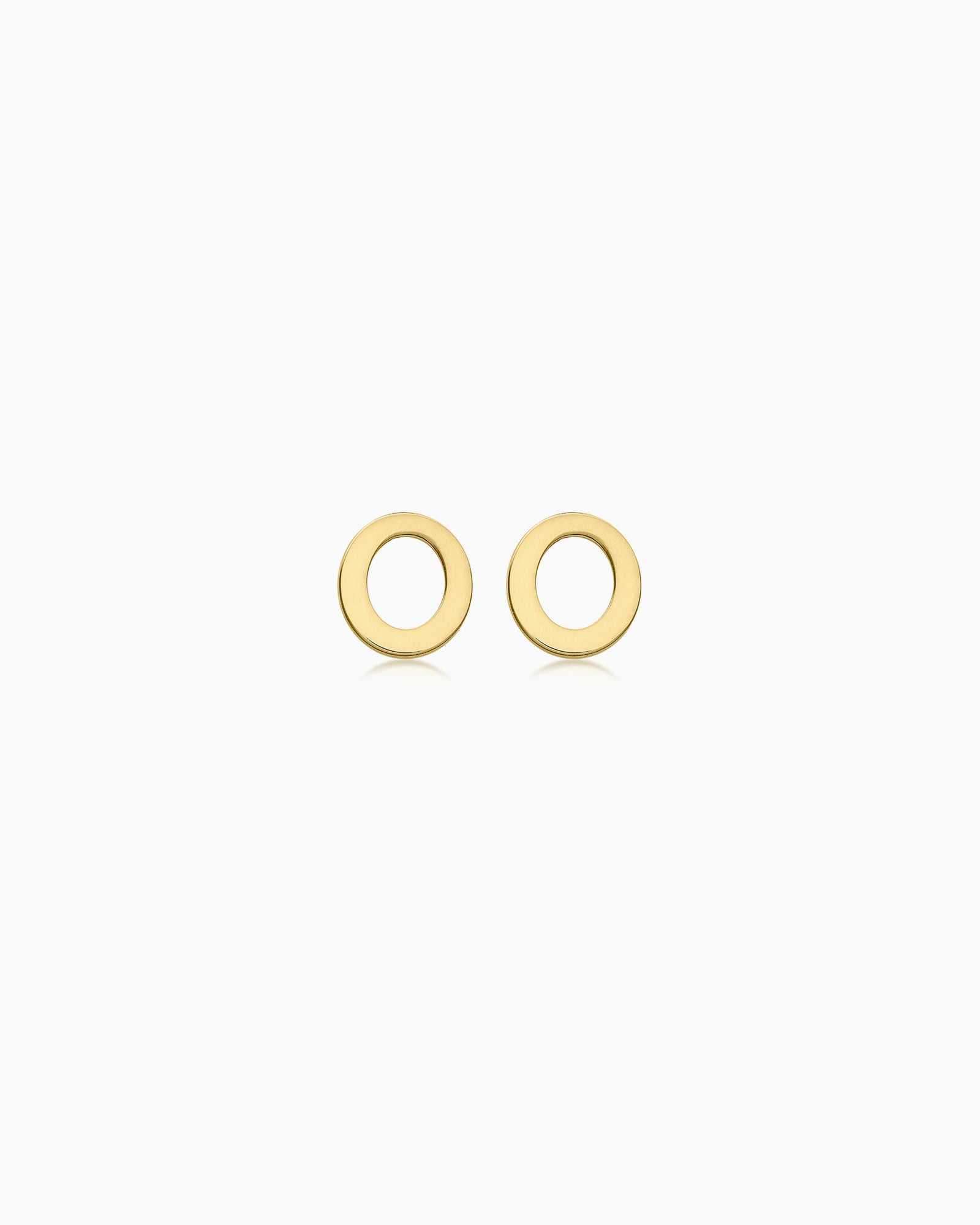 Initials 9K Stud Earrings