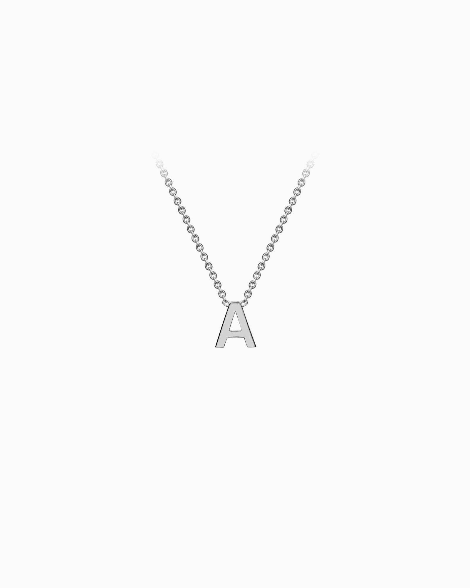 Initials 9K Silver Necklace | Zoe Olivia Jewellery Australia