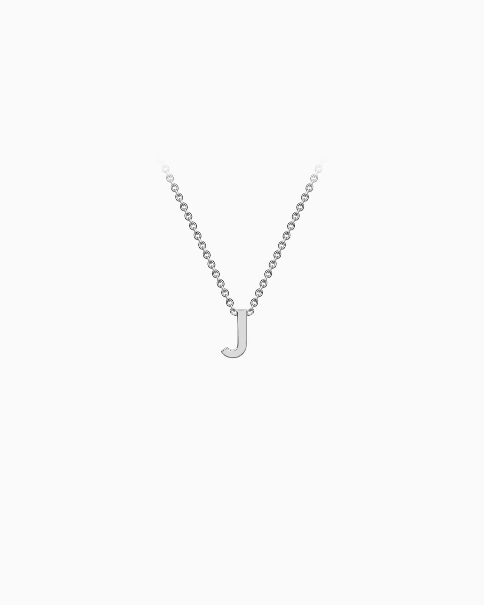 Initials 9K Silver Necklace | Zoe Olivia Jewellery Australia