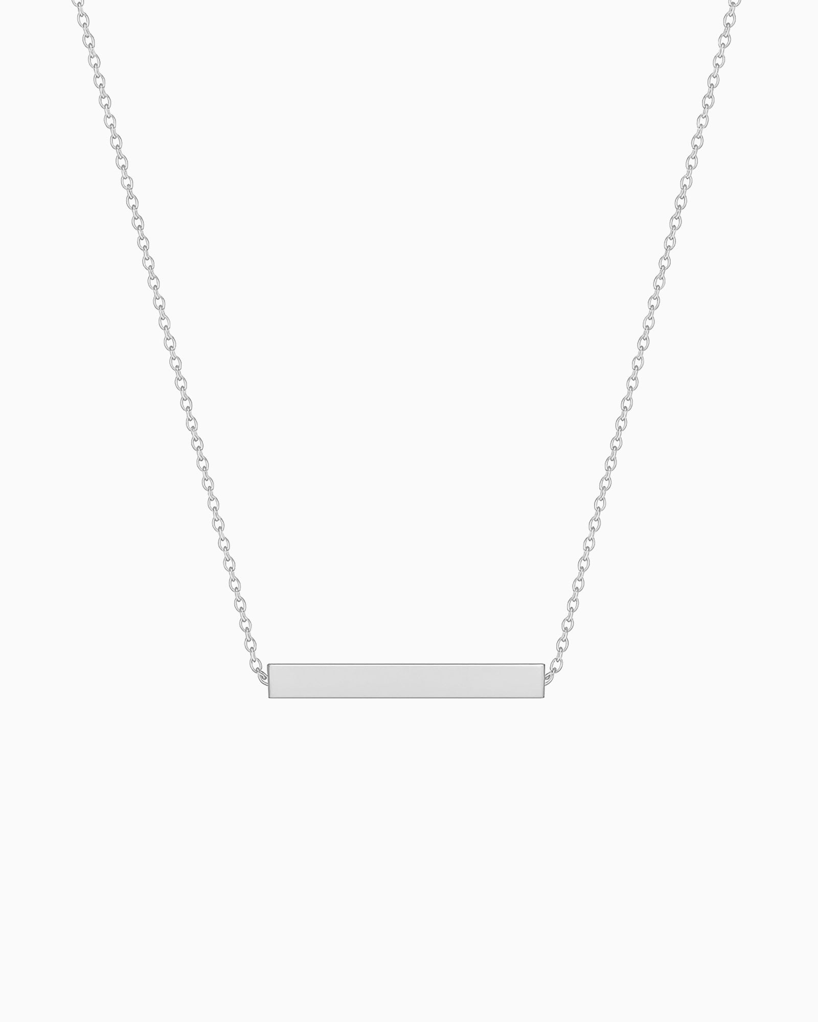 Essentials 9K Gold Bar Necklace