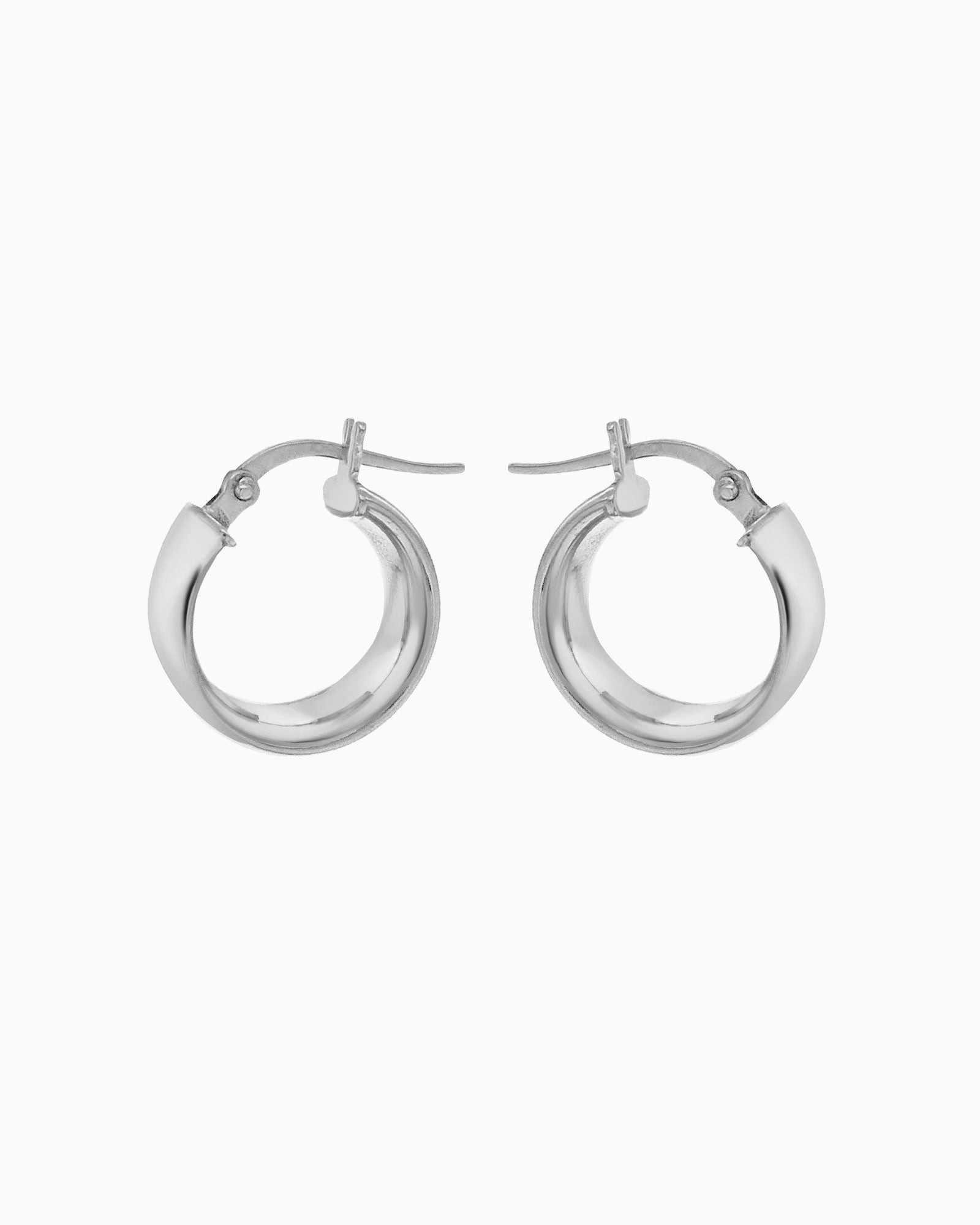Essentials 9K Gold Chubby Hoops