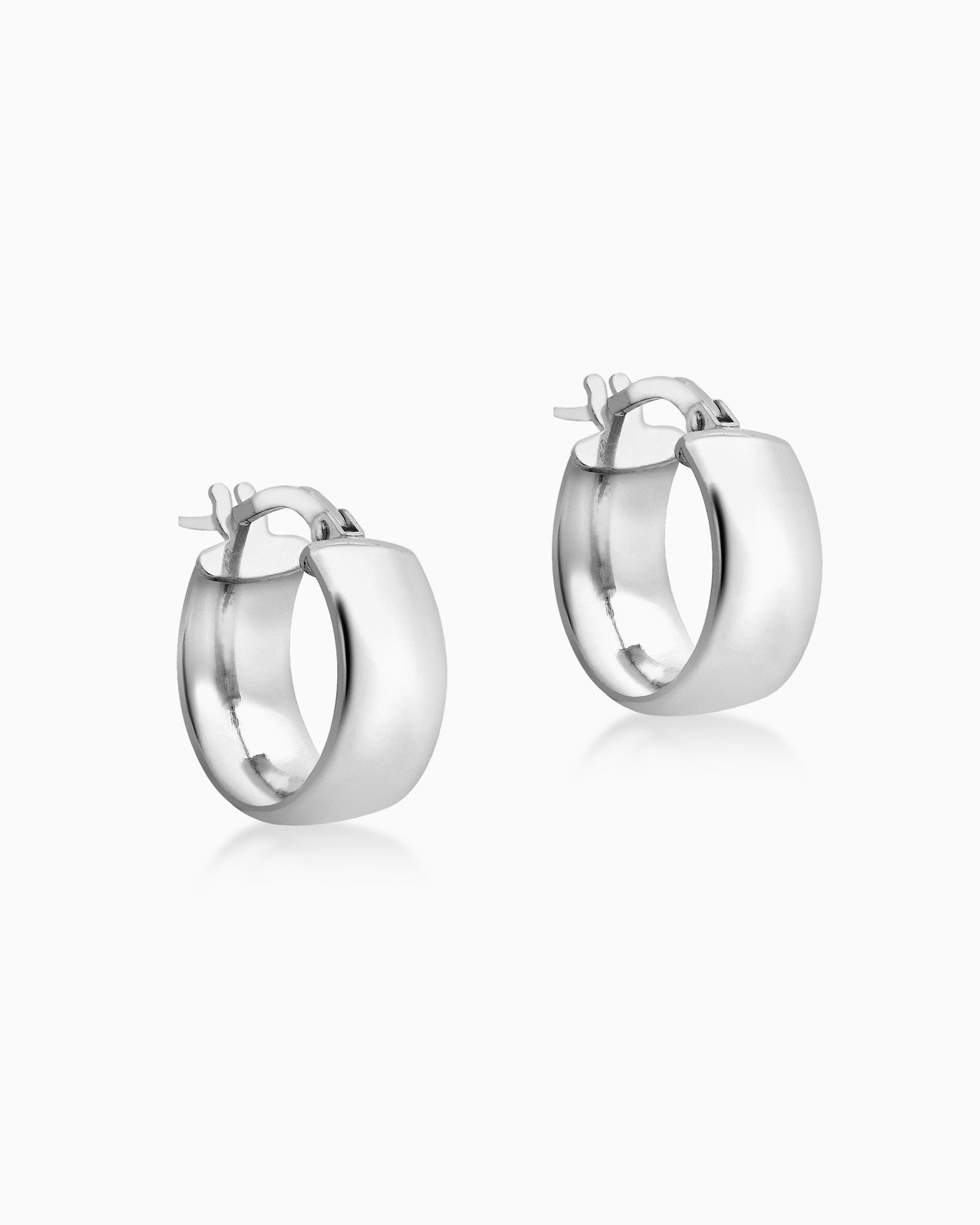 Essentials 9K Gold Chubby Hoops