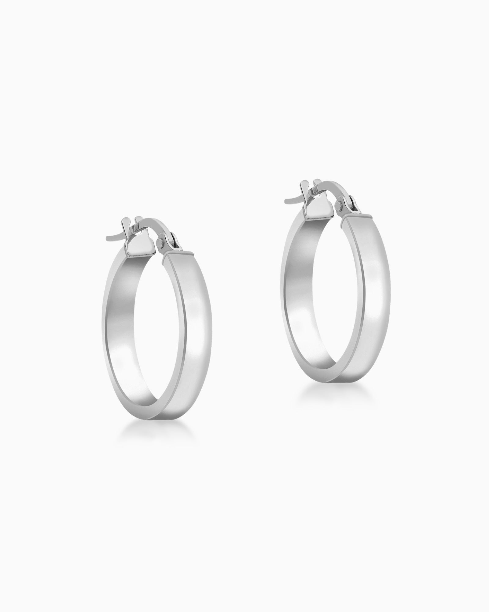 Essentials 9K Gold Thin Hoops