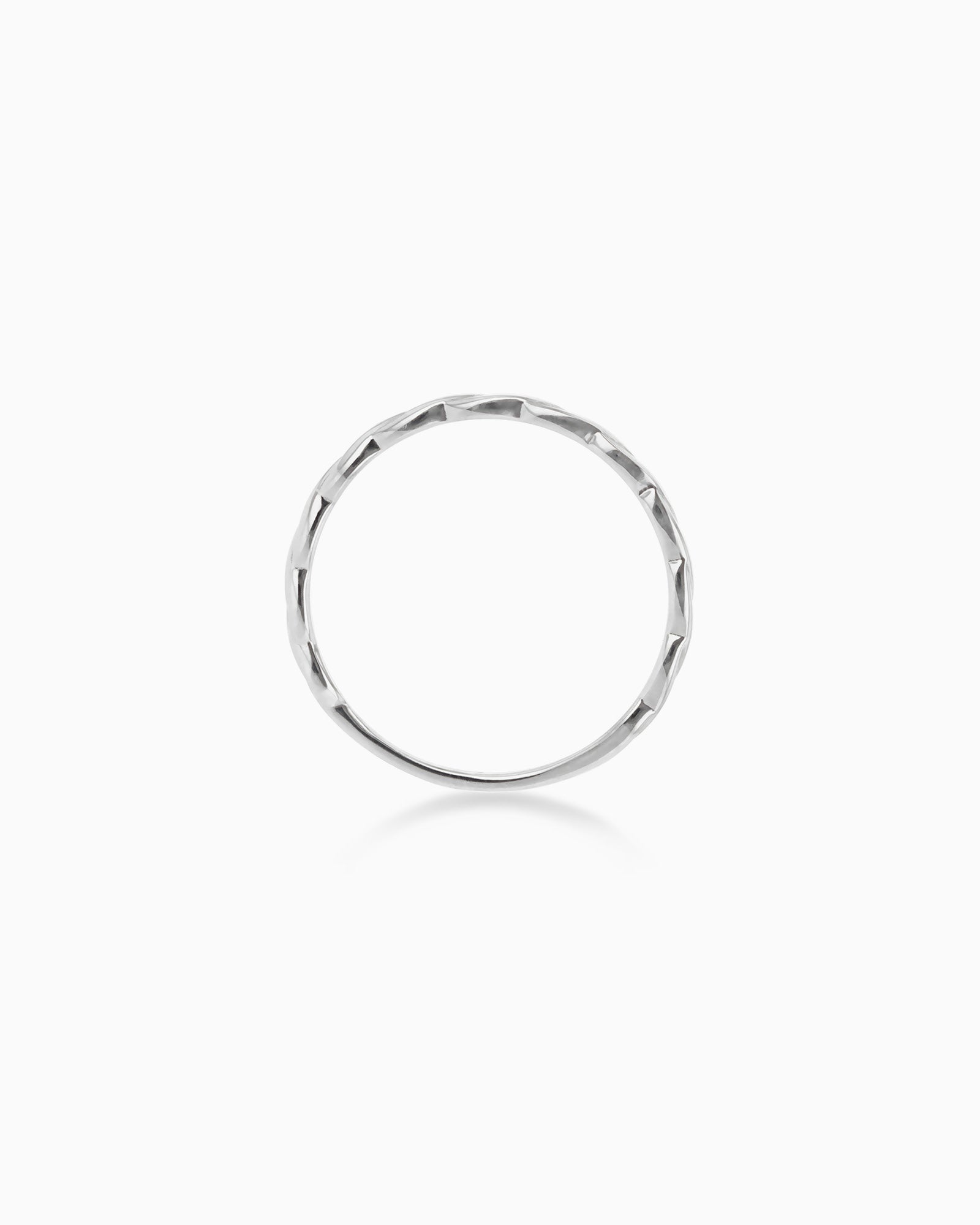 Essentials 9K Gold Twist Stacker Ring