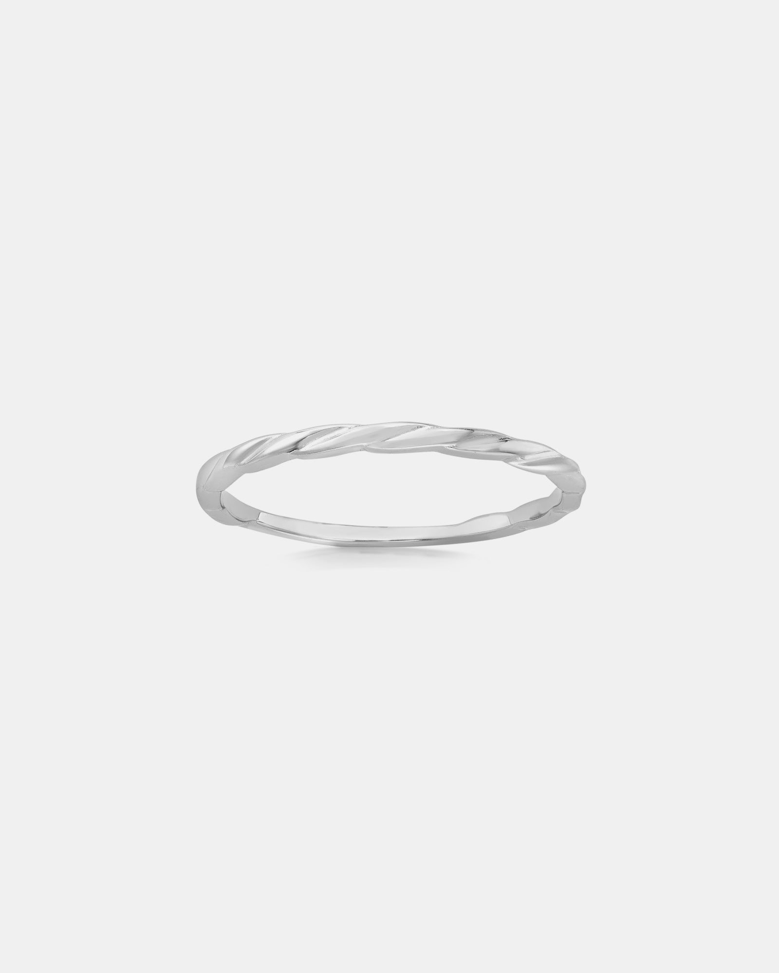Essentials 9K Gold Twist Stacker Ring | Zoe Olivia Jewellery Australia