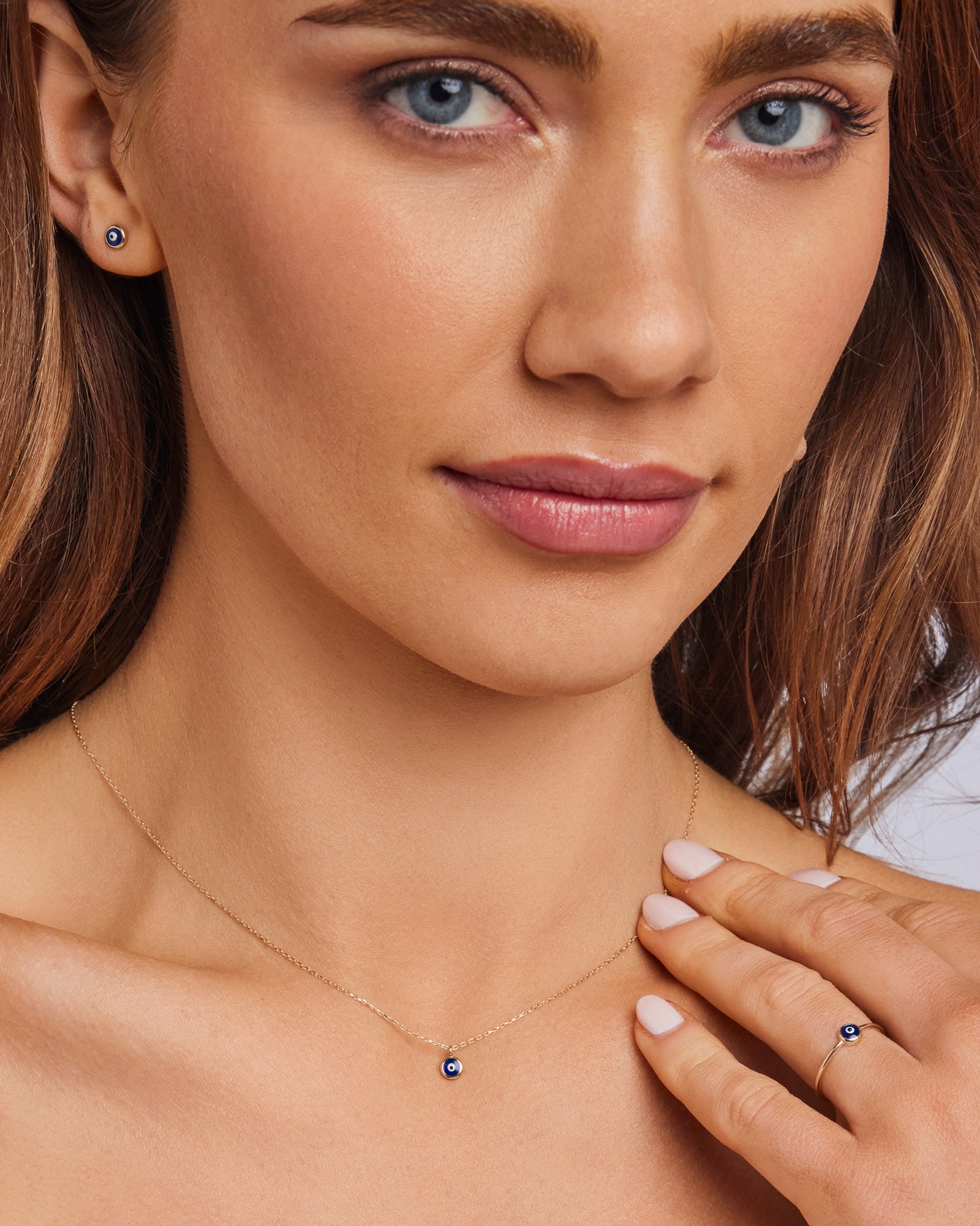 Memento 9K Gold Petite Nazar Necklace