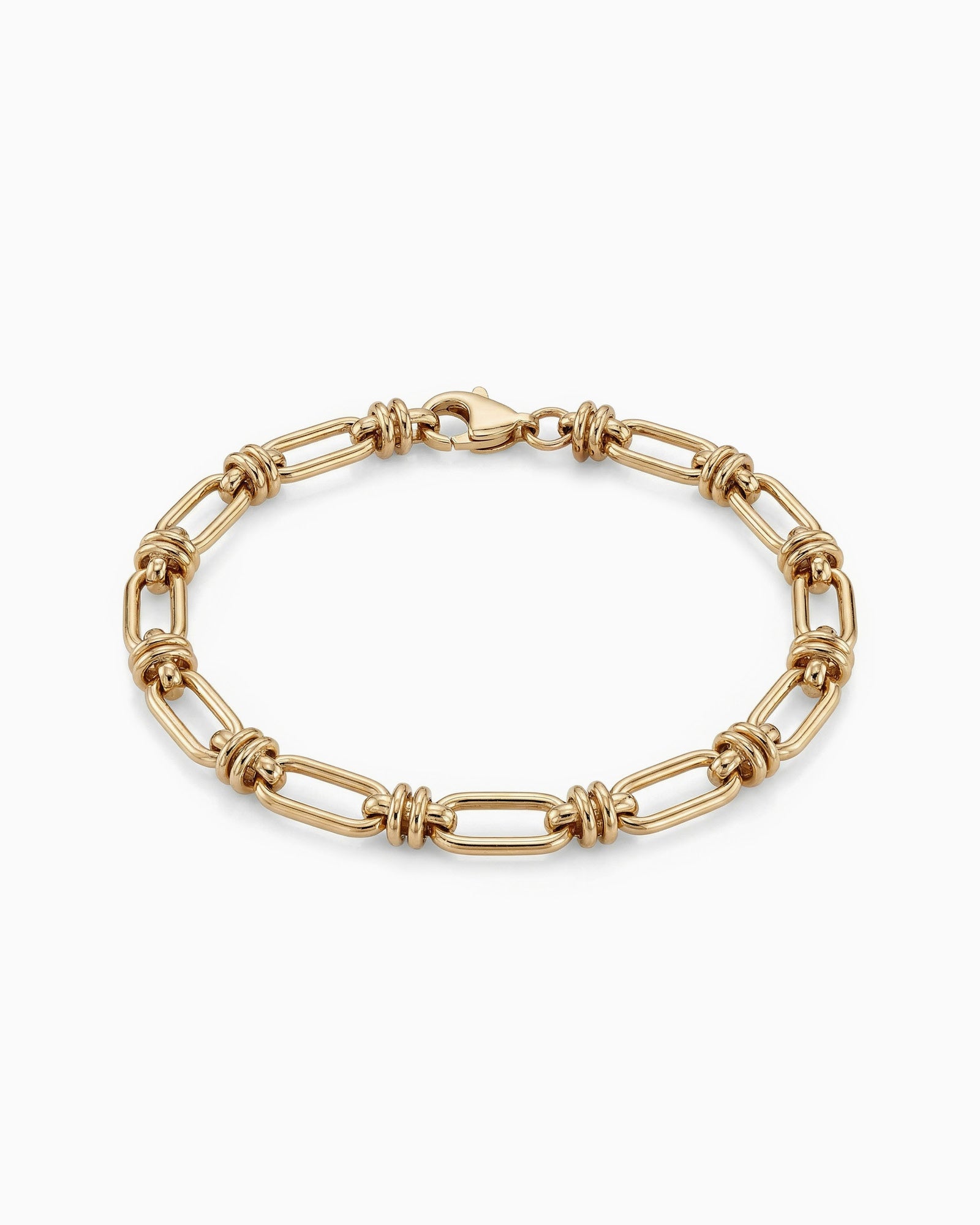 Glow 9K Gold Knotted Bracelet