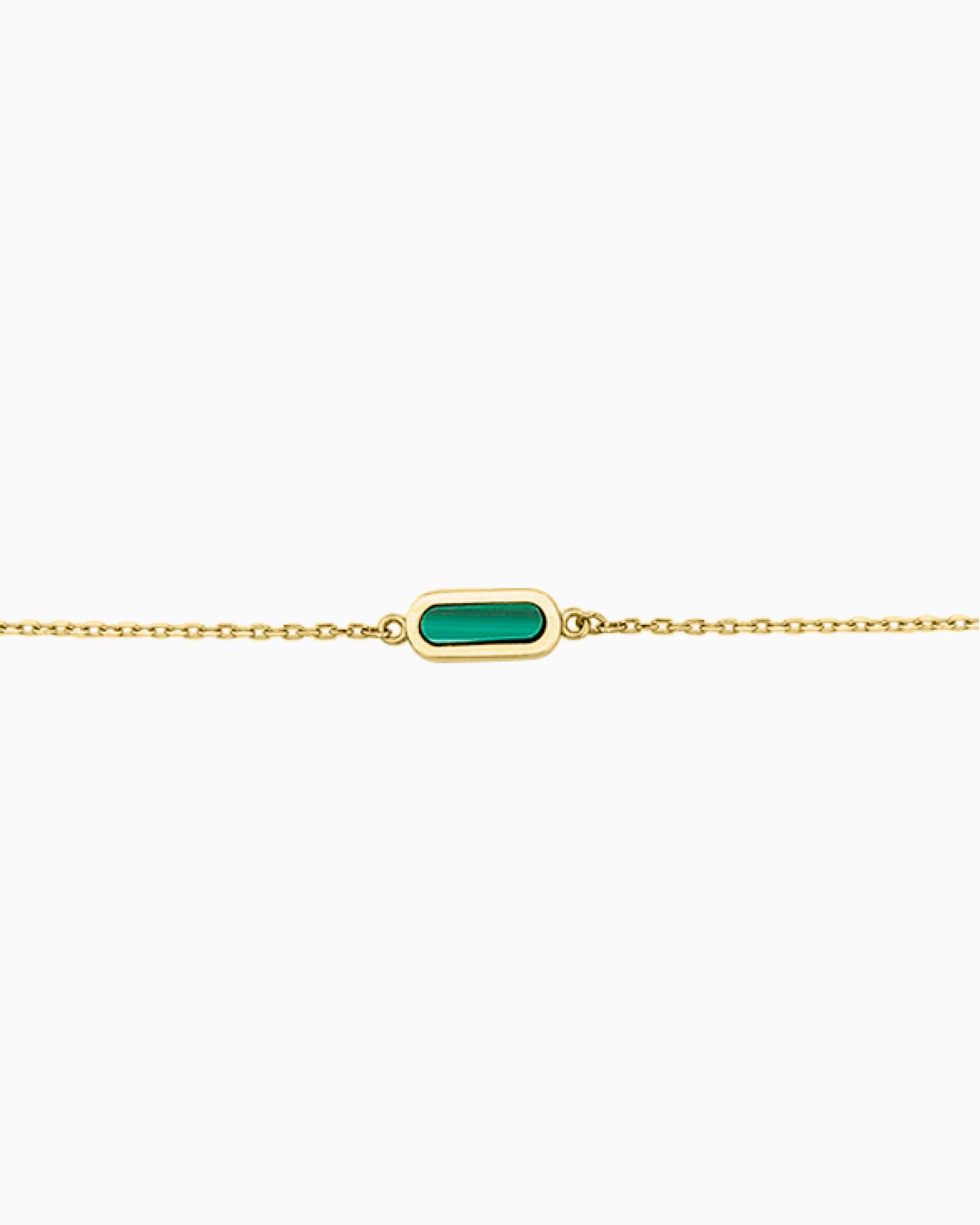 Essentials 9K Gold Stone Bracelet
