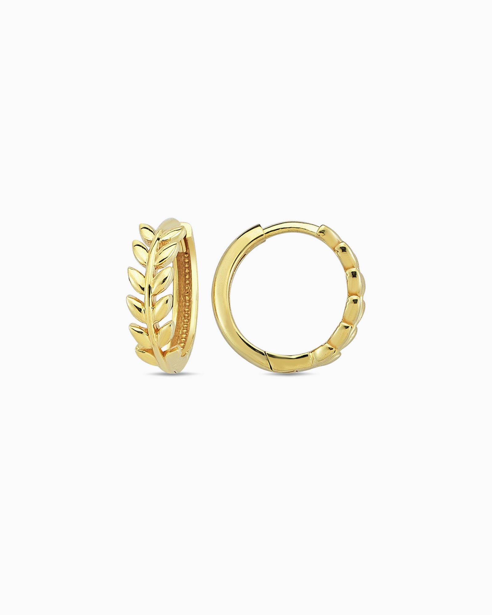 Alina 9K Gold Nature Huggies