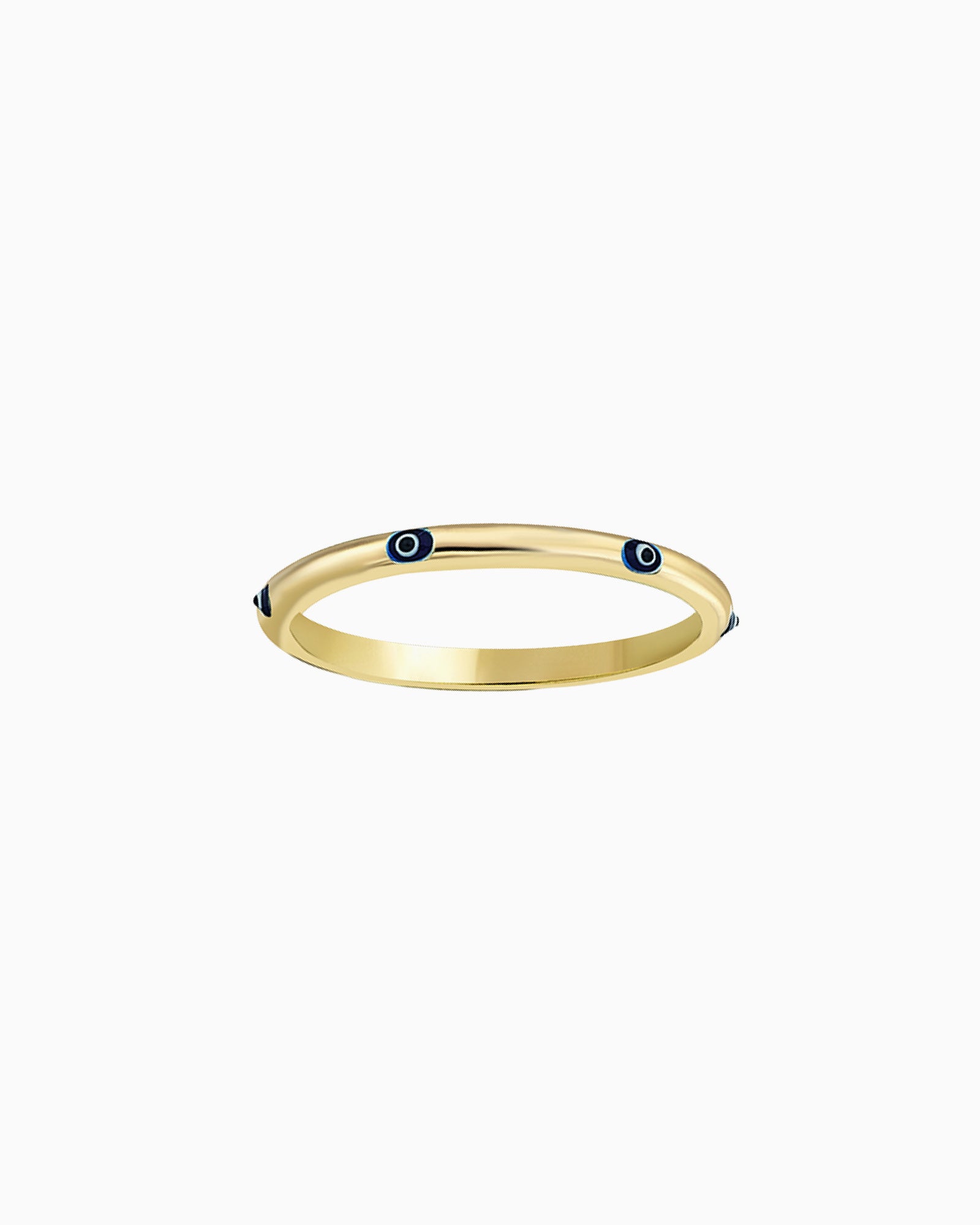 Memento 9K Gold Nazar Stacker Ring