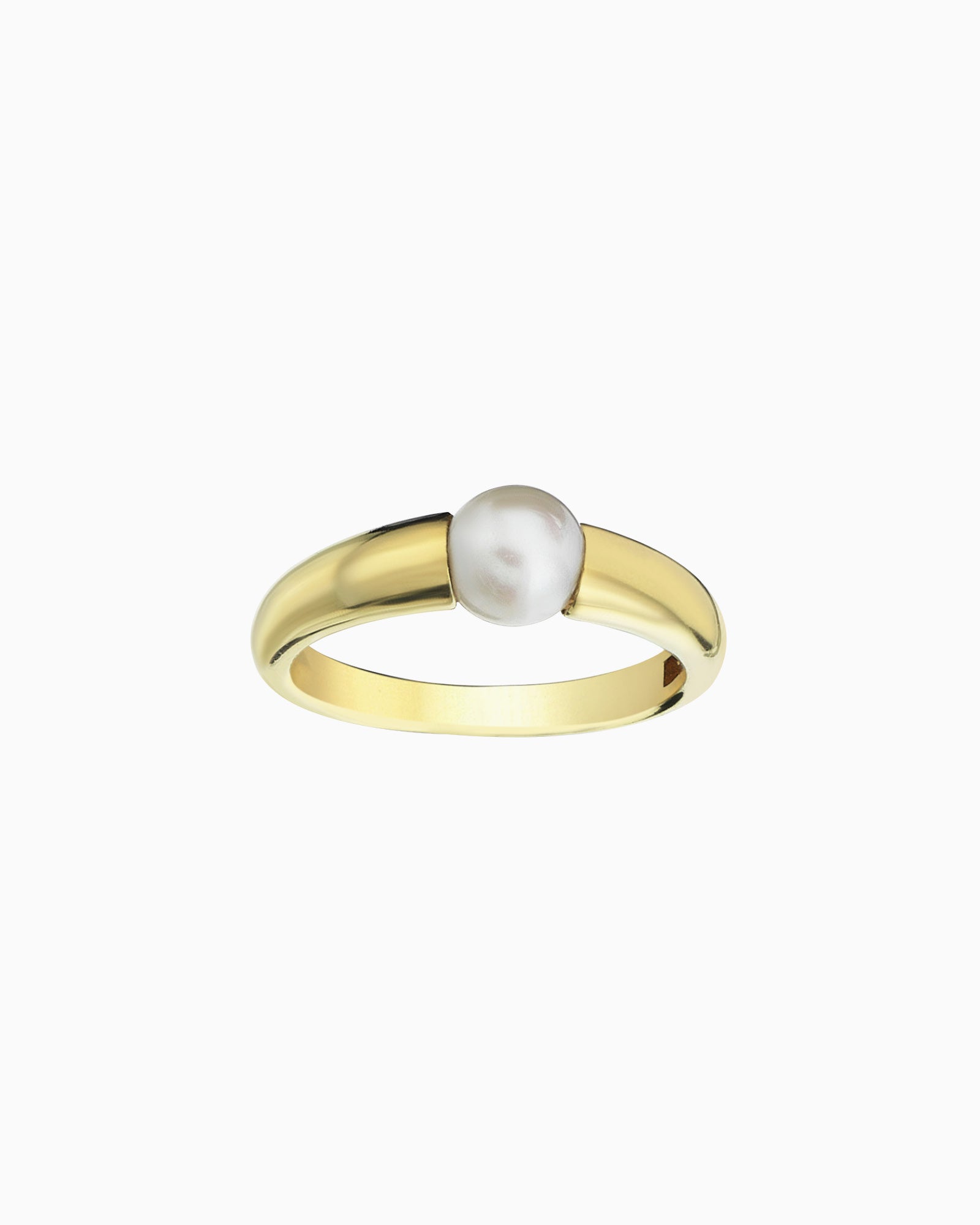 Essentials 9K Gold Freshwater Pearl Ring