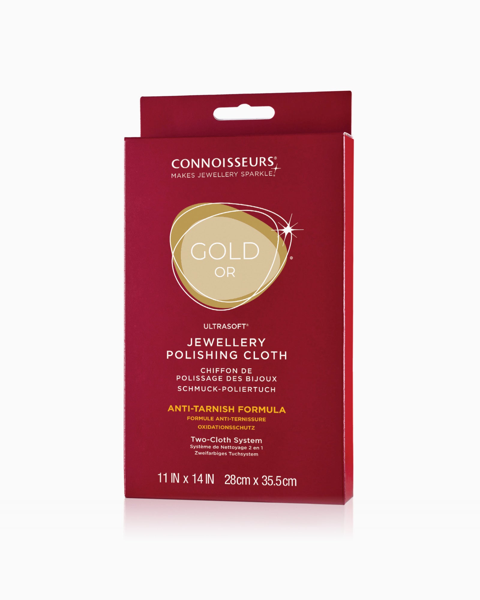 Connoisseurs UltraSoft® Gold Jewellery Polishing Cloth