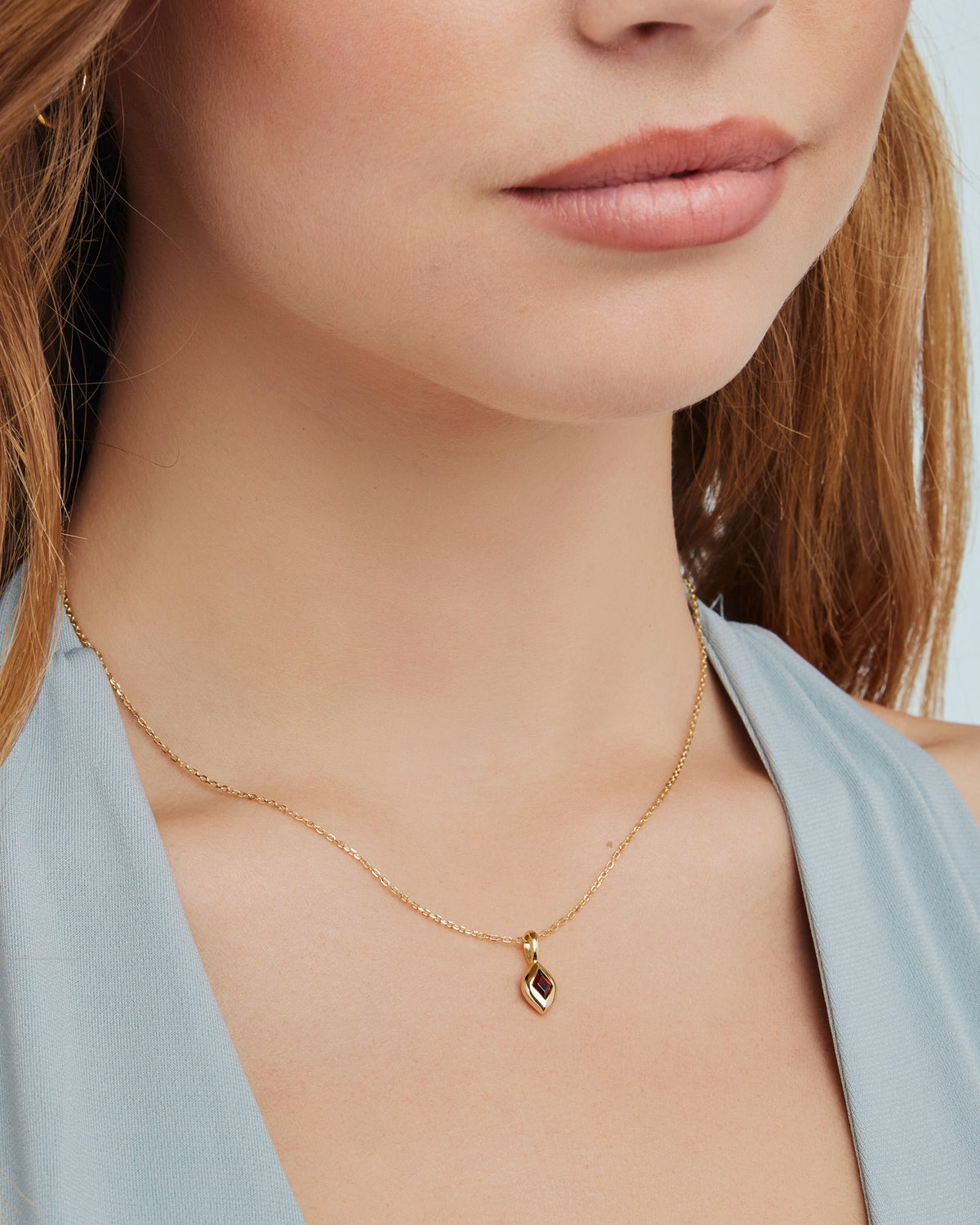 Ever 14k Gold Vermeil January Birthstone Charm
