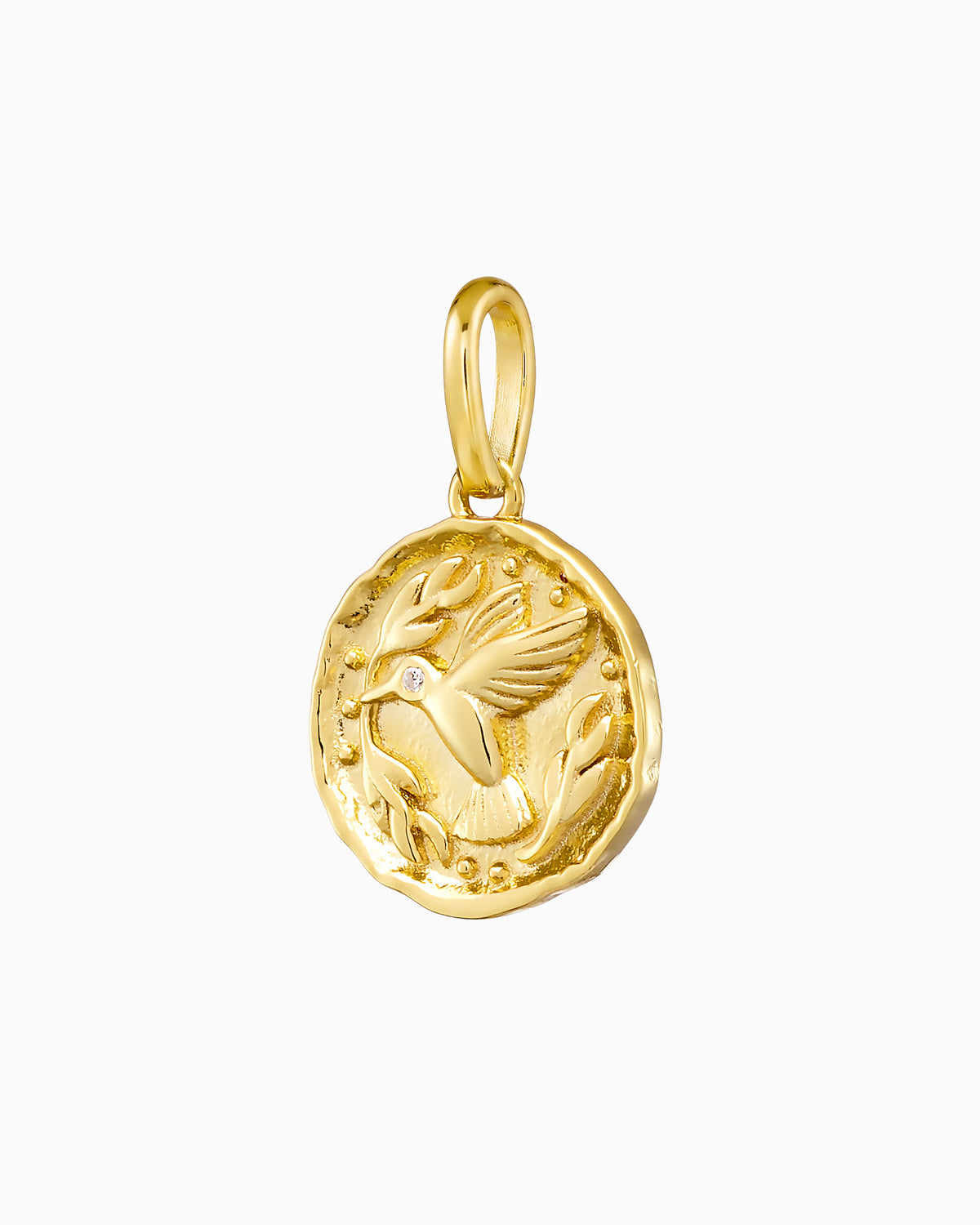 Charmed 14k Gold Vermeil Hummingbird Charm