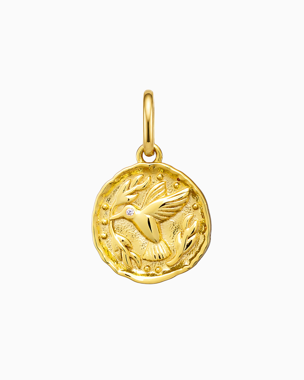 Charmed 14k Gold Vermeil Hummingbird Charm