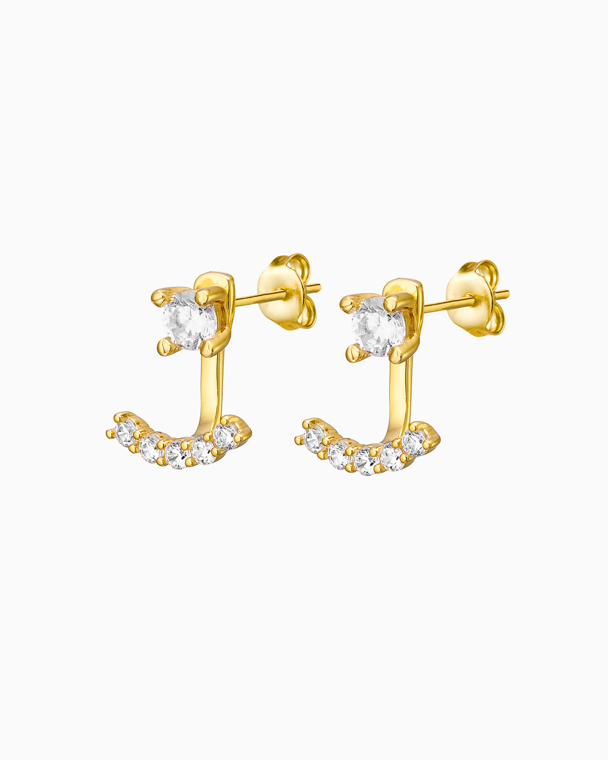 Elevate 14k Gold Vermeil Cubic Zirconia Ear Jacket