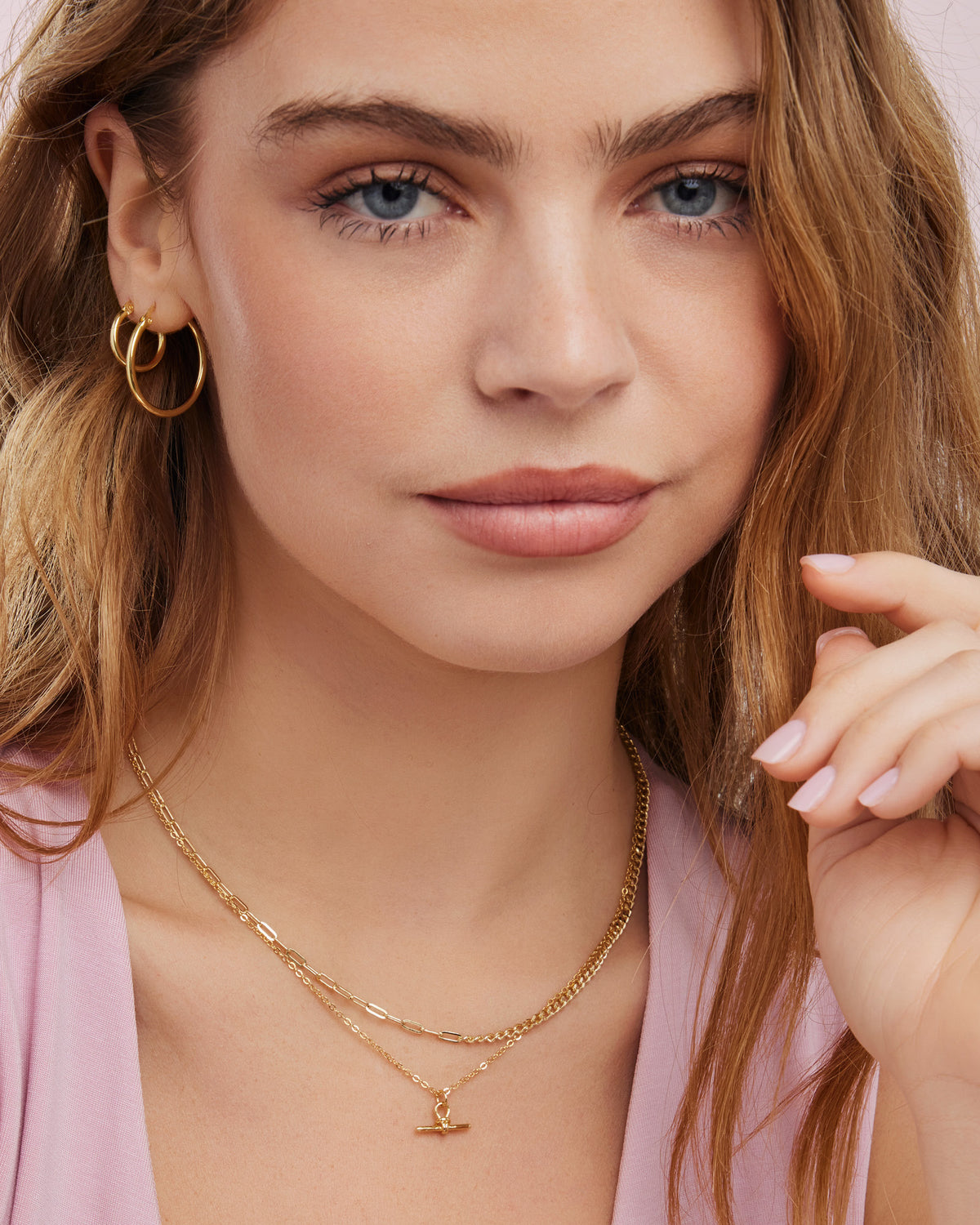 Icon 14K Gold Vermeil Plain 20mm Hoop Earrings