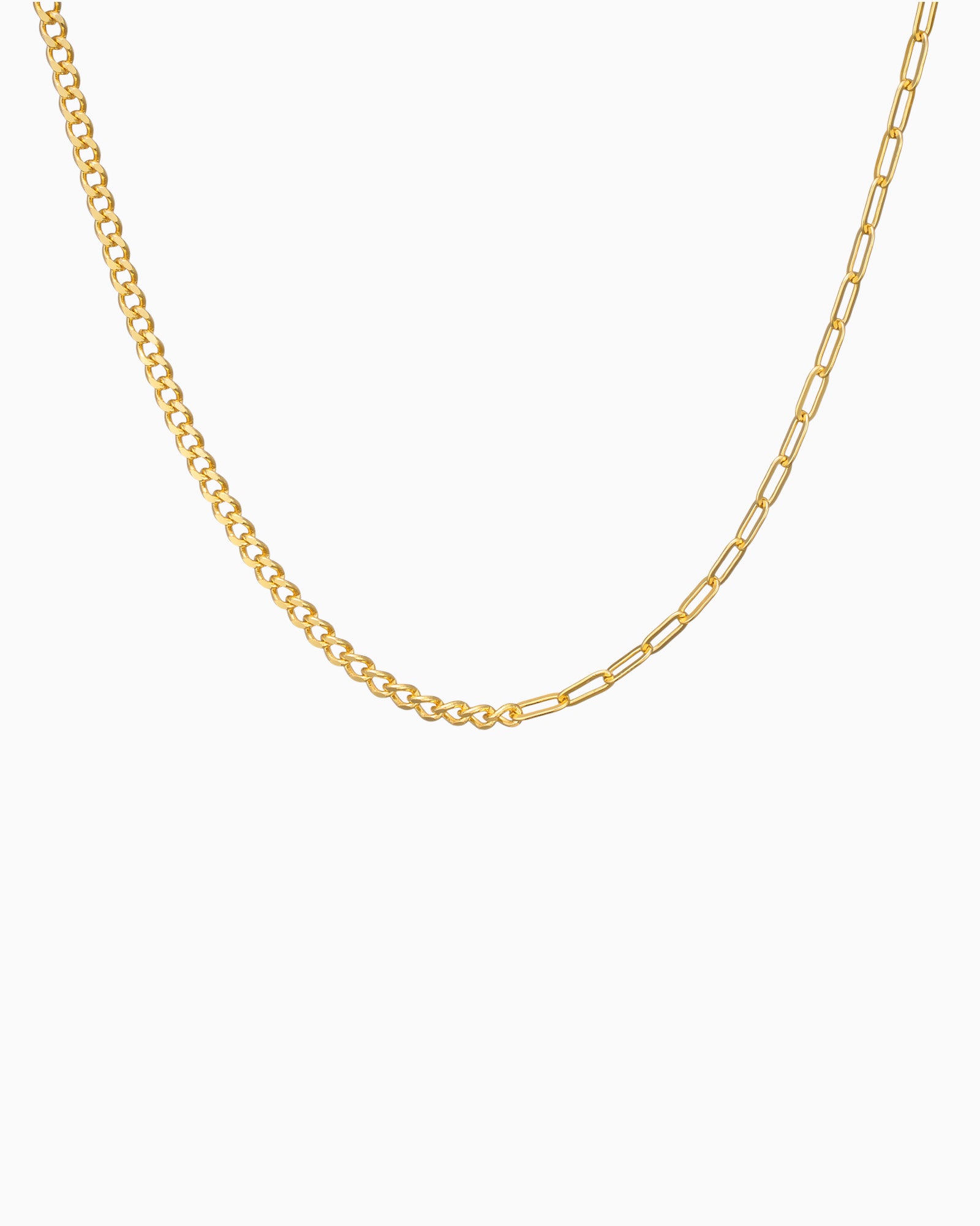 Icon 14k Gold Vermeil Alternate Chain Necklace